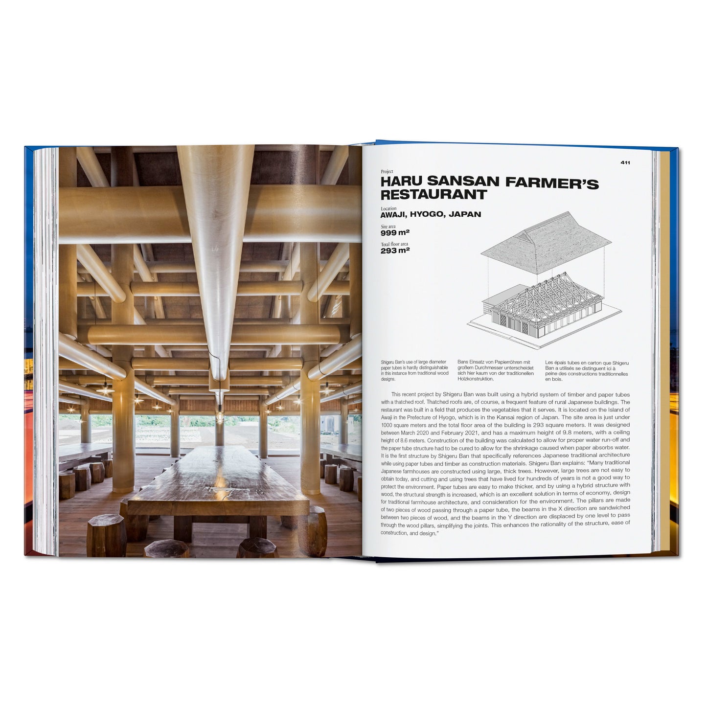 Shigeru Ban. Complete Works 1985–Today. 45th Ed. (German, French, English)