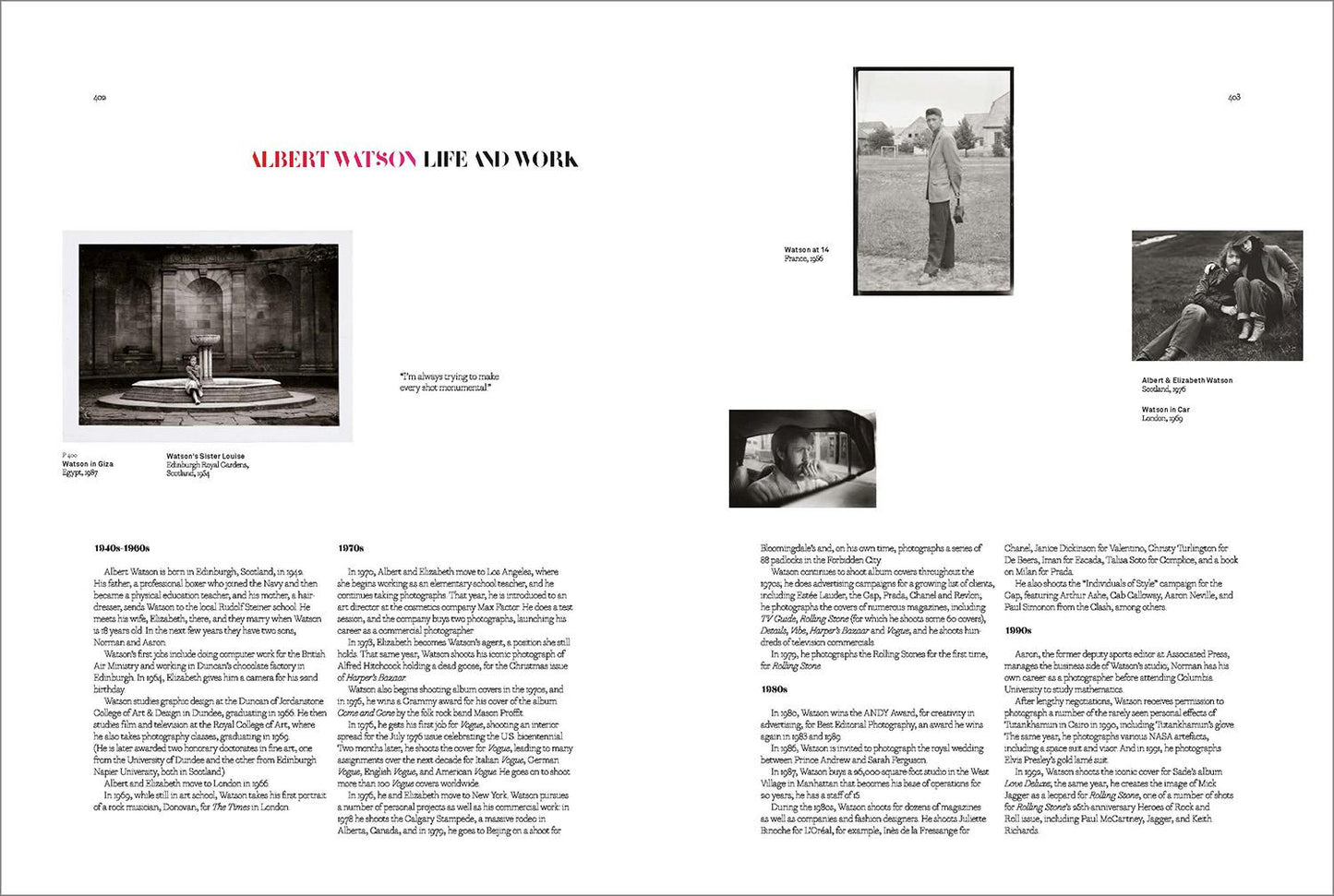 Albert Watson. Kaos (German, French, English)