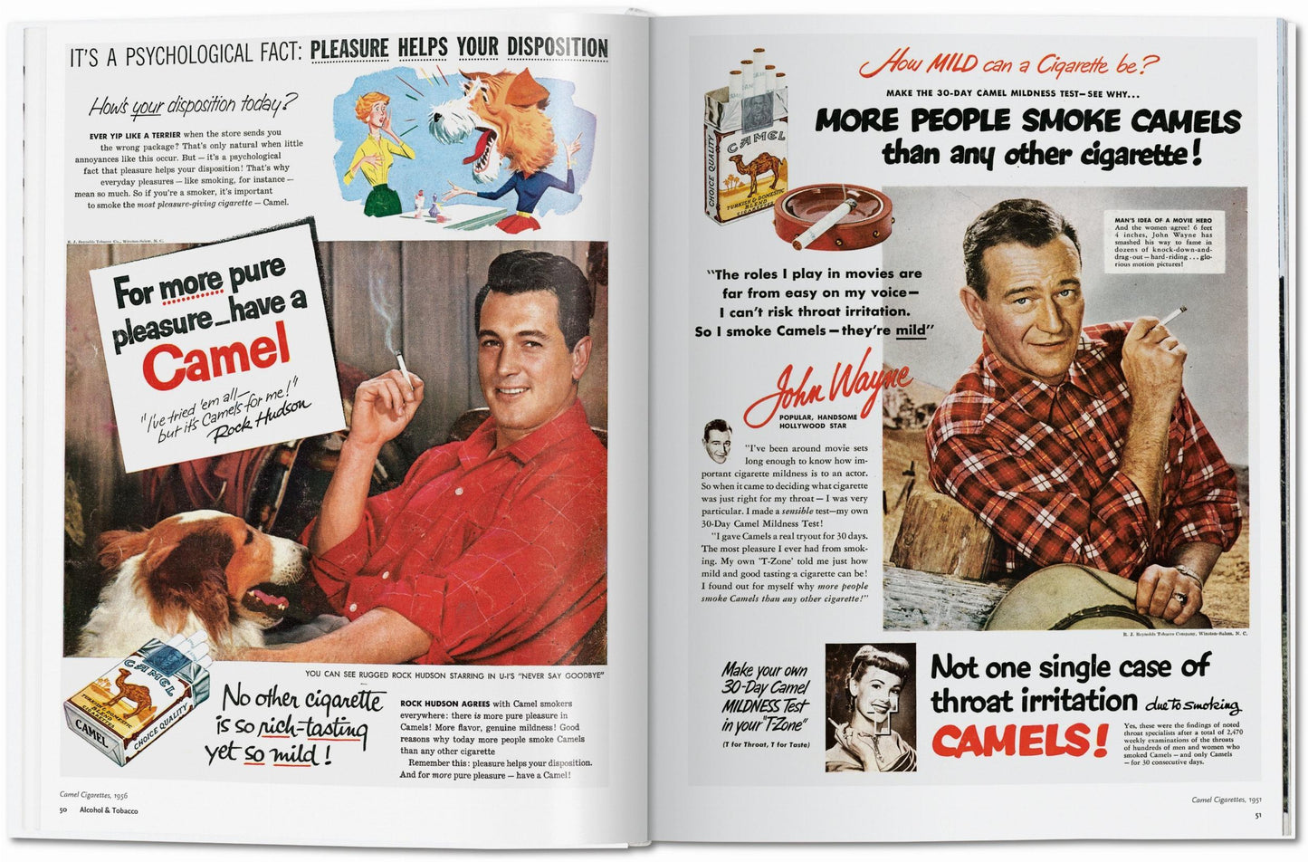All-American Ads of the 50s (German, French, English)