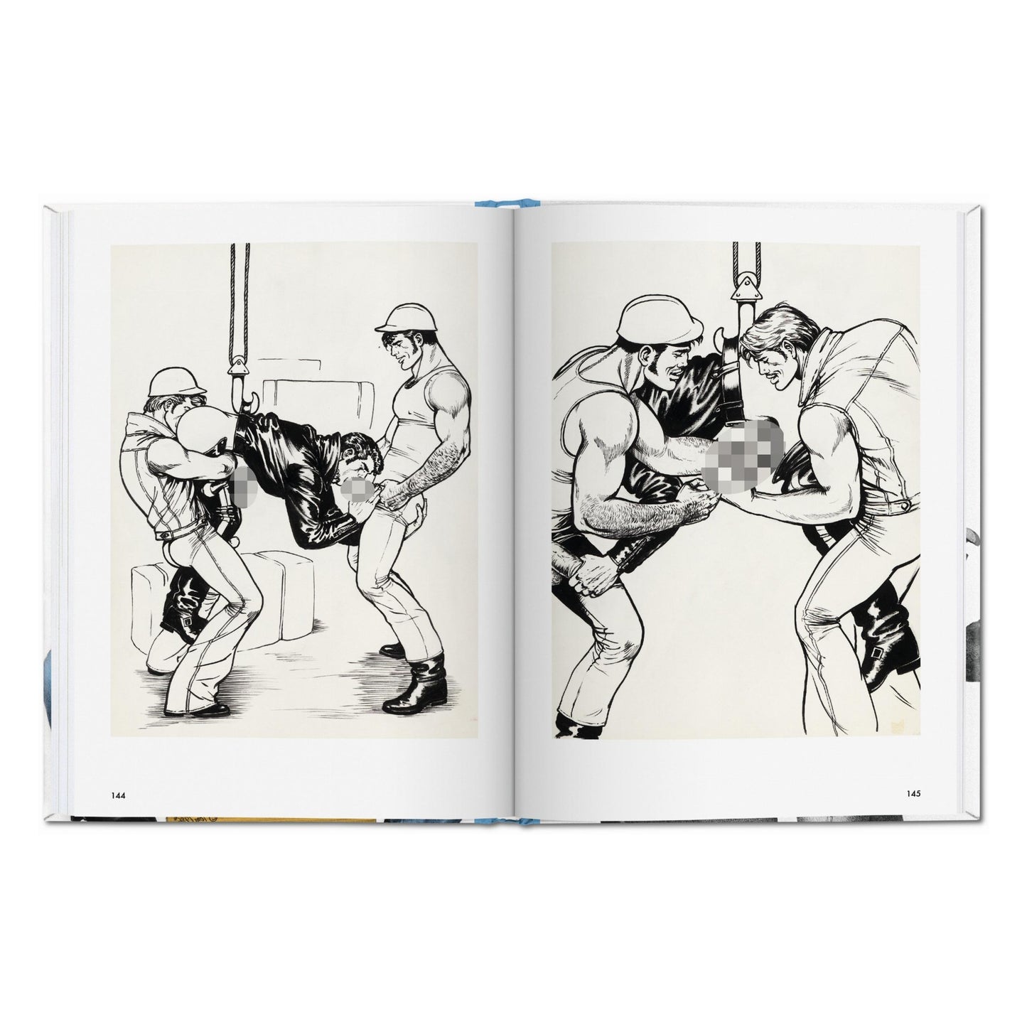 The Little Book of Tom. Blue Collar (German, French, English)