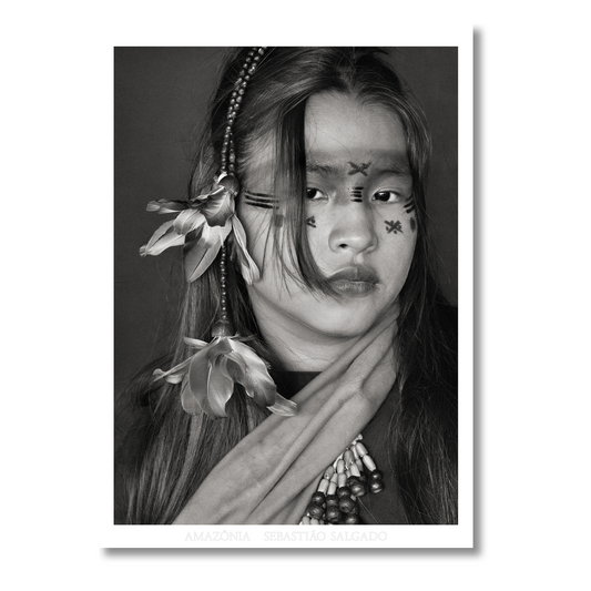 Sebastião Salgado. Amazônia. Poster ‘Ashaninka Girl’