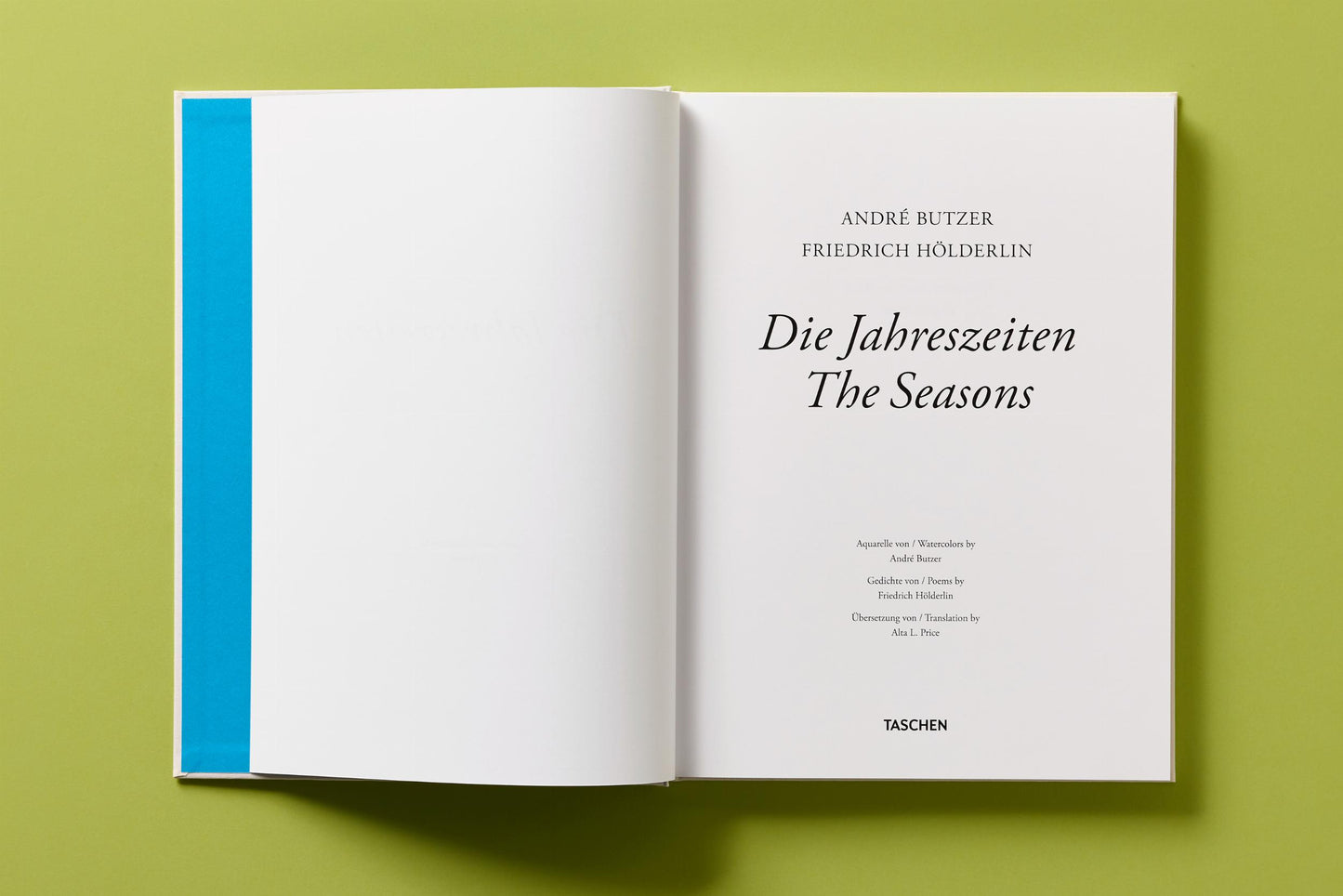 André Butzer, Friedrich Hölderlin. Die Jahreszeiten / The Seasons (German, English)