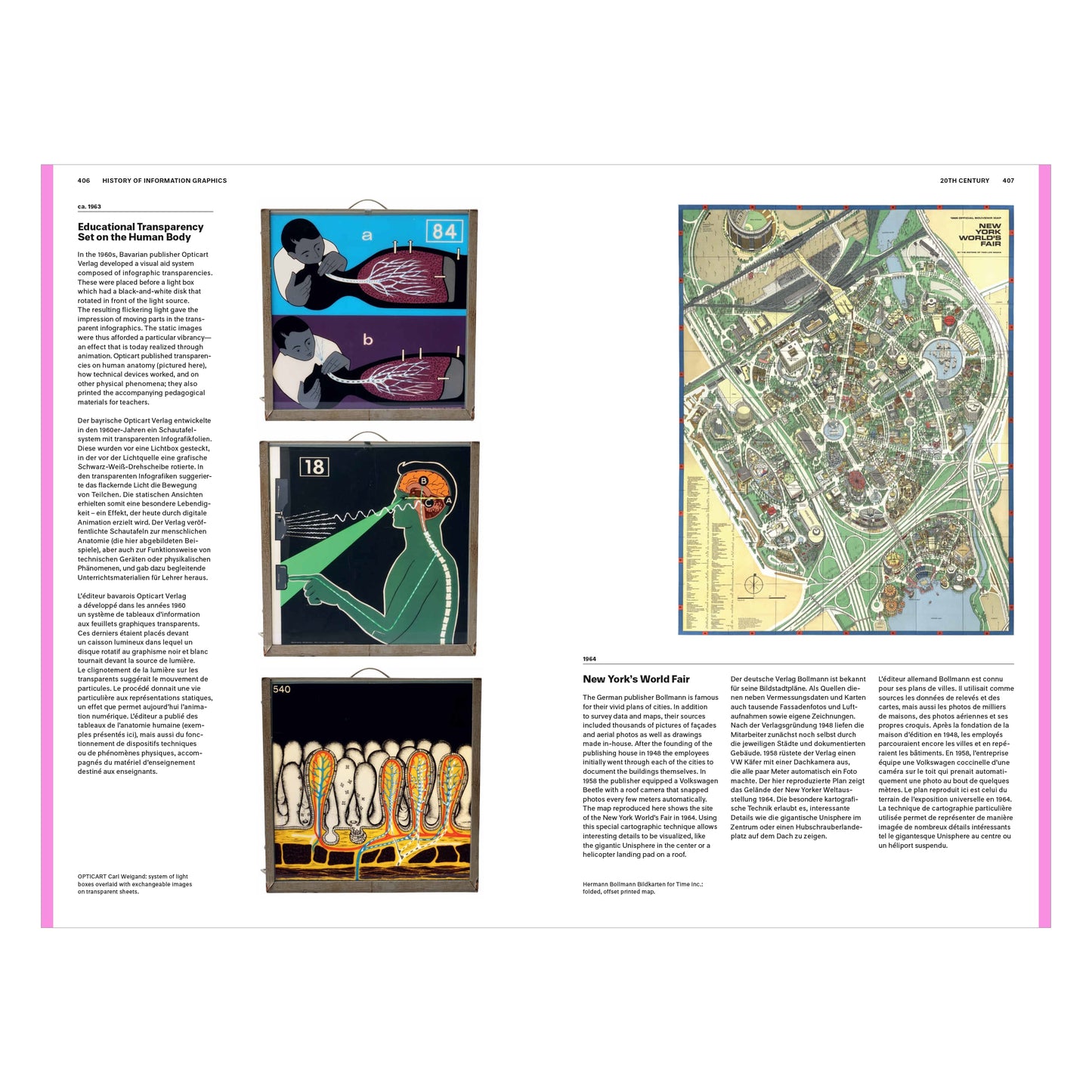 History of Information Graphics (German, French, English)