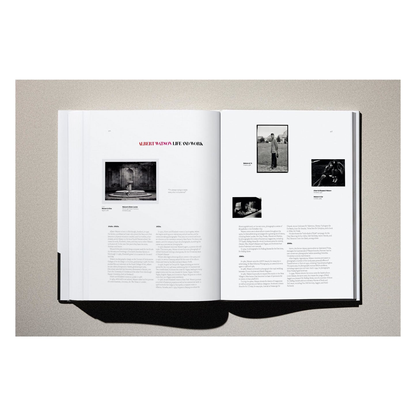 Albert Watson. Kaos. 2nd Edition. Art Edition No. 151–200, 'Keith Richards, New York City', 1988 (German, French, English)