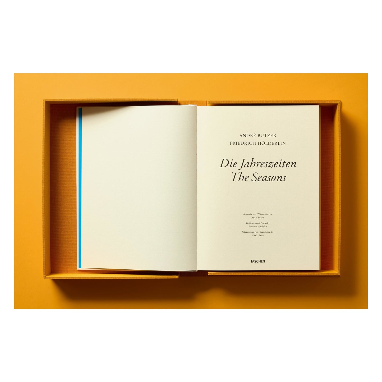André Butzer. Friedrich Hölderlin. Die Jahreszeiten / The Seasons. Art Edition No. 1–40 (German, English)