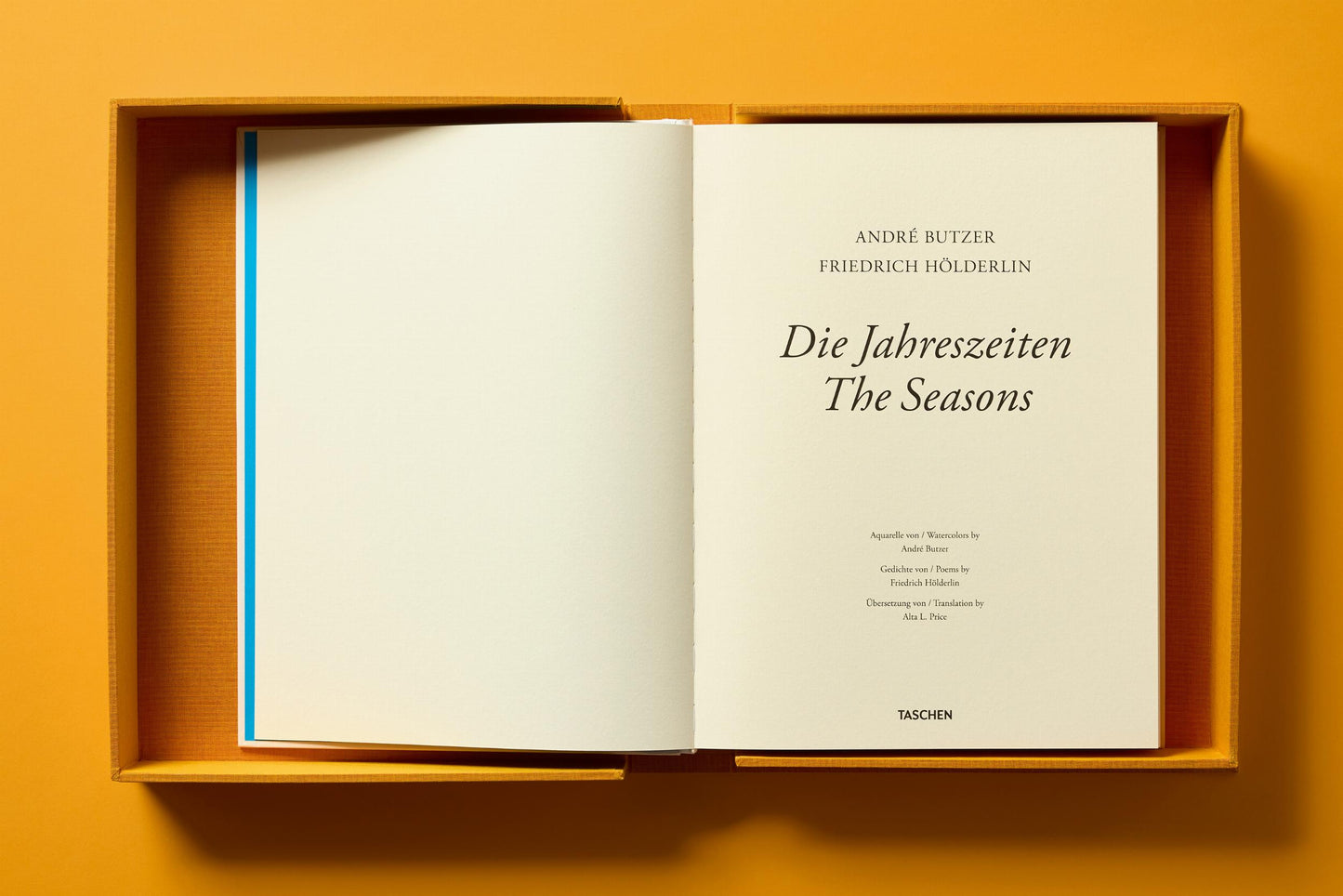 André Butzer. Friedrich Hölderlin. Die Jahreszeiten / The Seasons. Art Edition No. 1–40 (German, English)