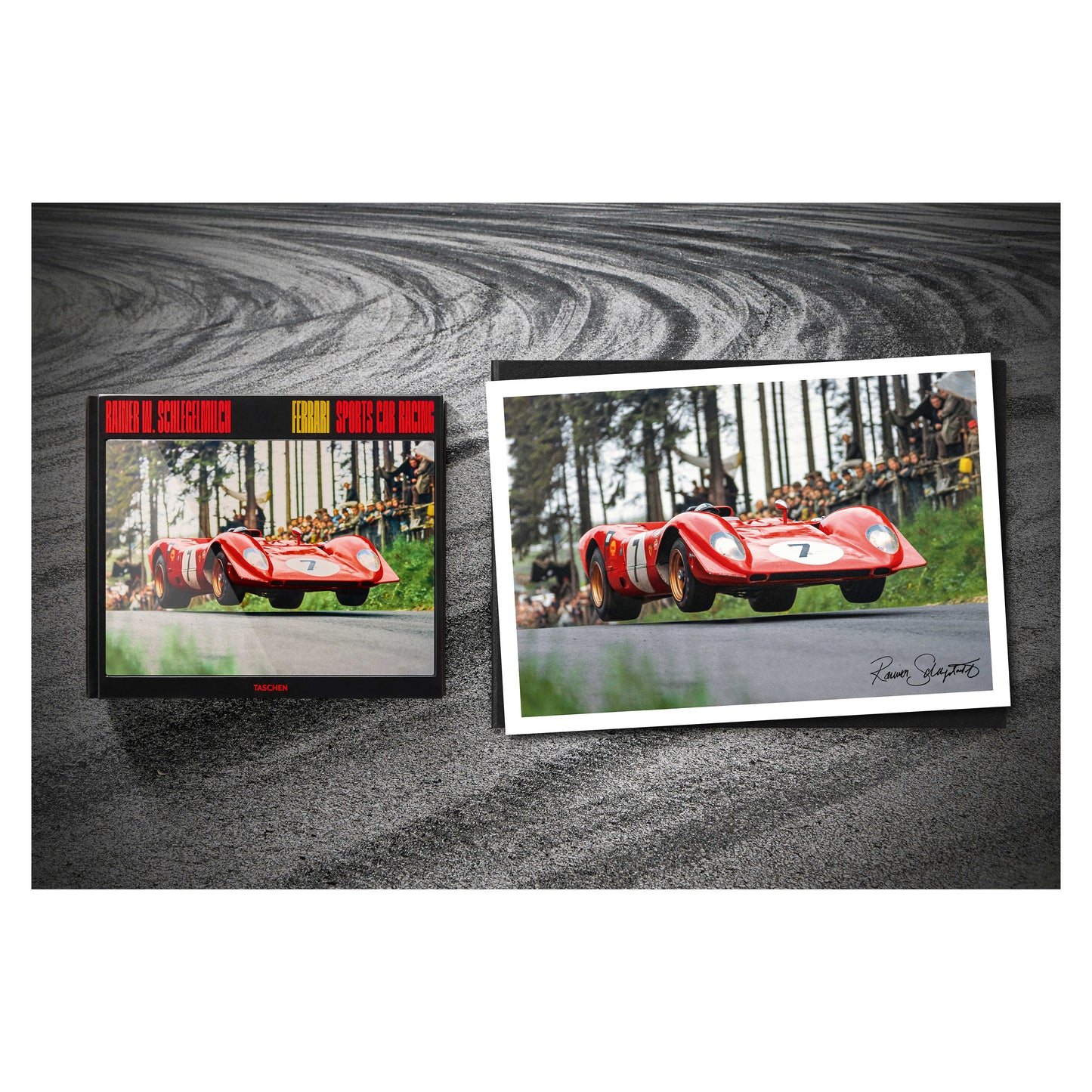 Rainer W. Schlegelmilch. Ferrari Sports Car Racing. Art Edition No. 1–100 ‘Nürburgring, 1969’ (English) (AP)