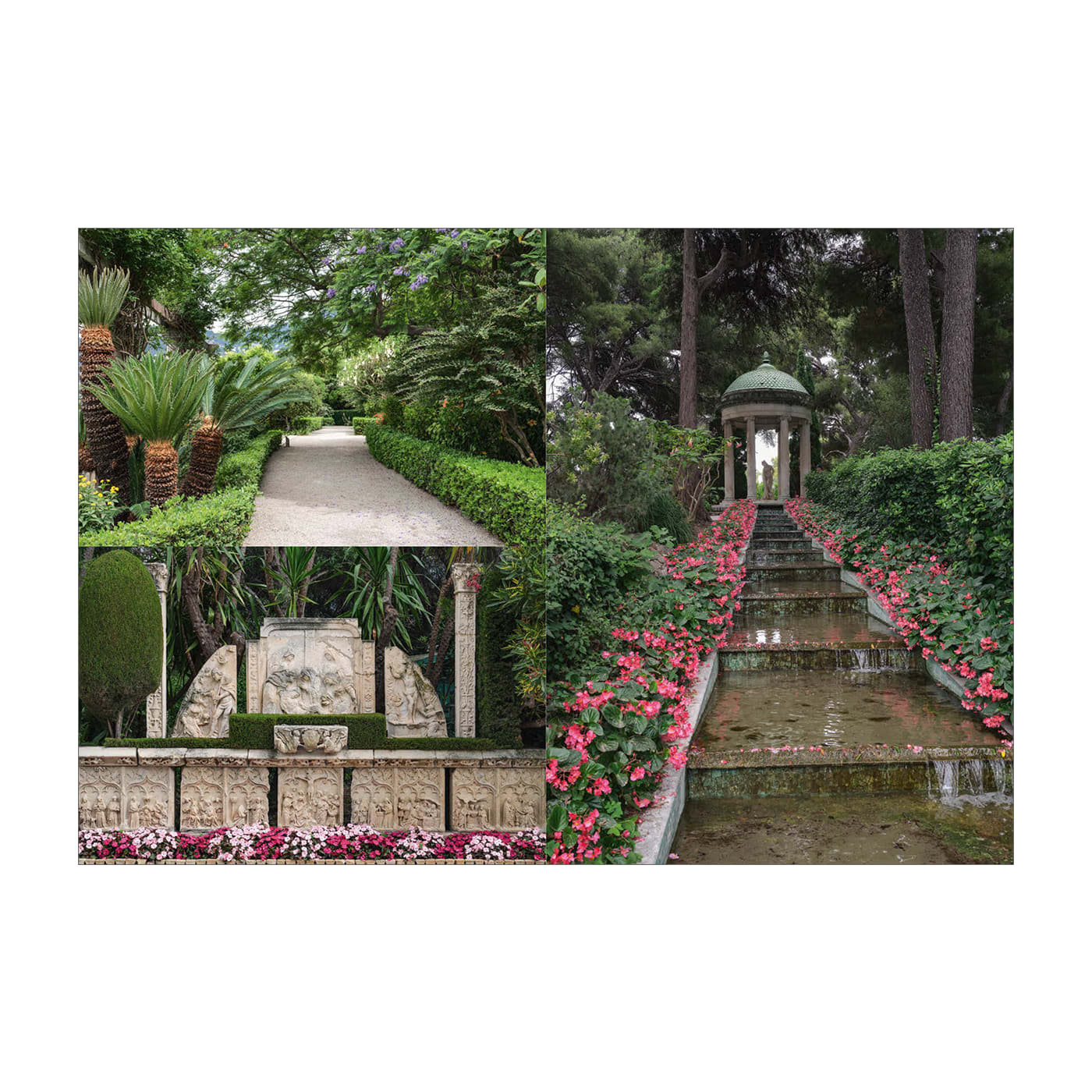 Listri. European Gardens (German, French, English)