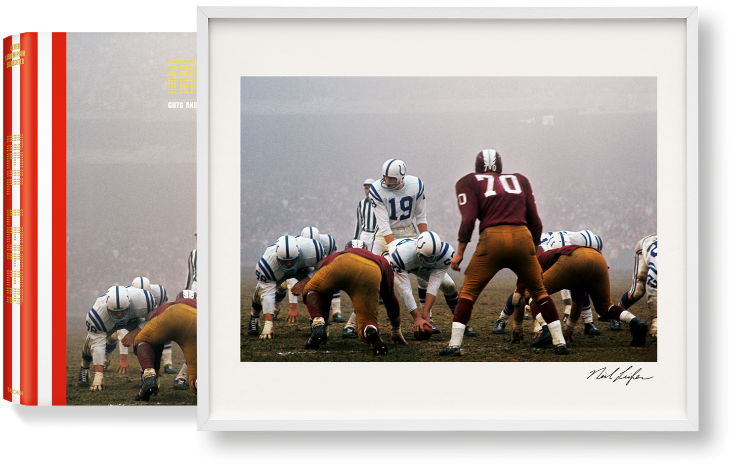 Neil Leifer. Guts & Glory, Art Edition No. 1–100 ‘Johnny Unitas’ (German, French, English) (SA)