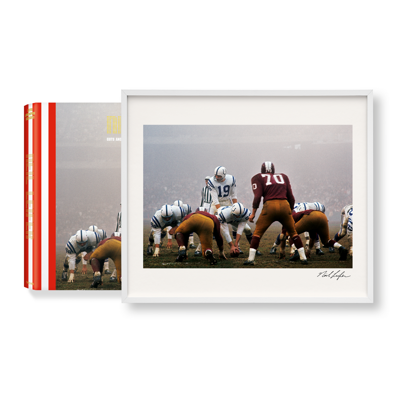 Neil Leifer. Guts & Glory. Art Edition No. 1–100 ‘Johnny Unitas’ (German, French, English)