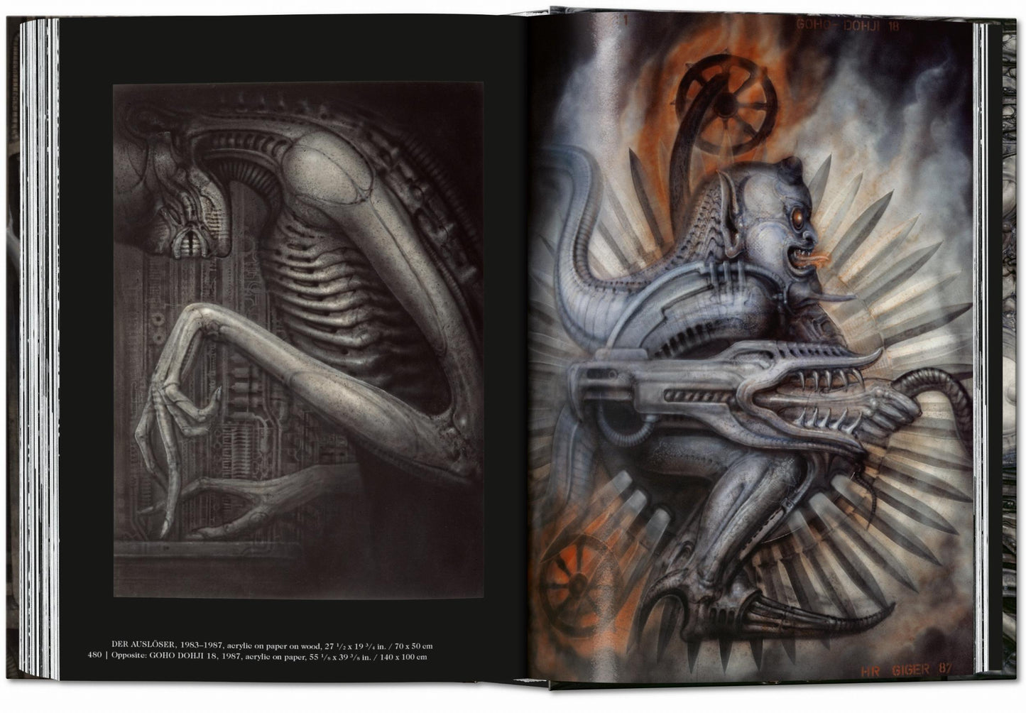 HR Giger. 45th Ed. (German, French, English)