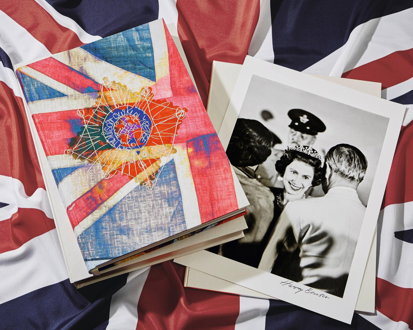 Her Majesty. Vivienne Westwood Edition No. 1–500. Harry Benson ‘Royal Greeting’ (German, French, English) (AP)