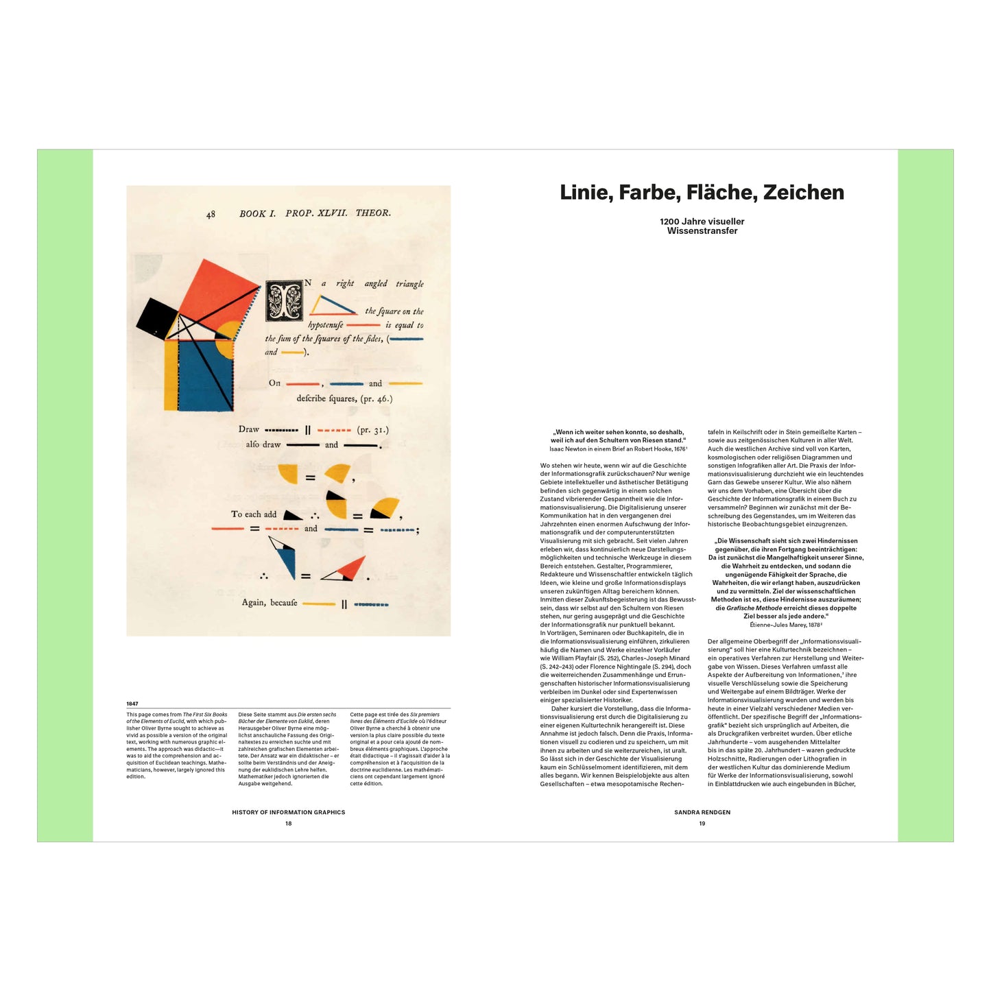 History of Information Graphics (German, French, English)