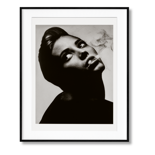 Albert Watson. Kaos. 2nd Edition. Art Edition No. 101-150, 'Christy Turlington (Smoke), New York City', 1990 (German, French, English) (AP)