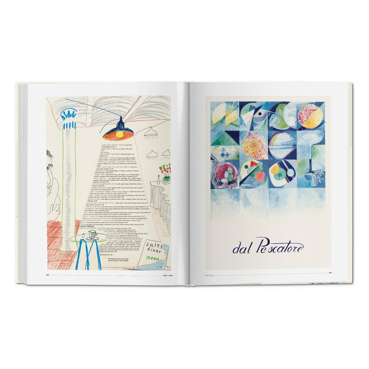 Menu Design in Europe (German, French, English)