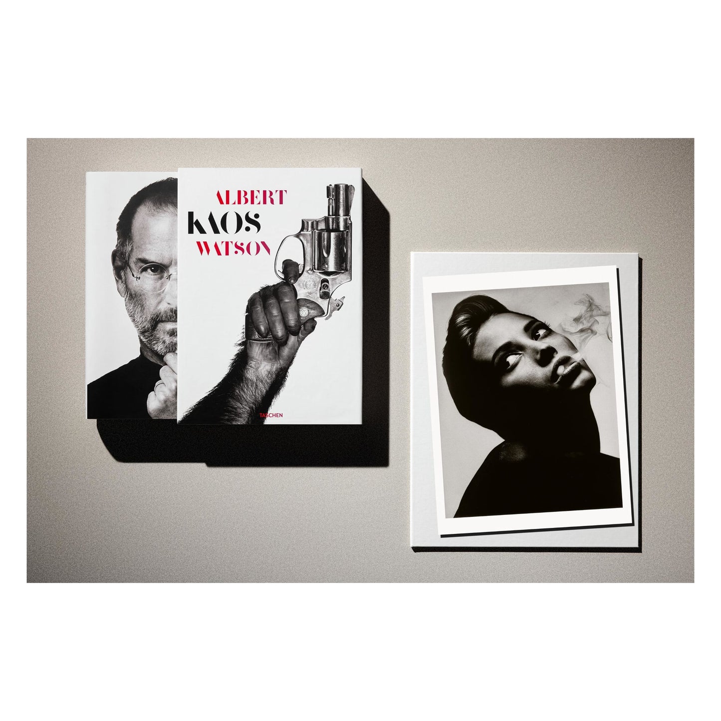 Albert Watson. Kaos. 2nd Edition. Art Edition No. 101-150, 'Christy Turlington (Smoke), New York City', 1990 (German, French, English) (AP)