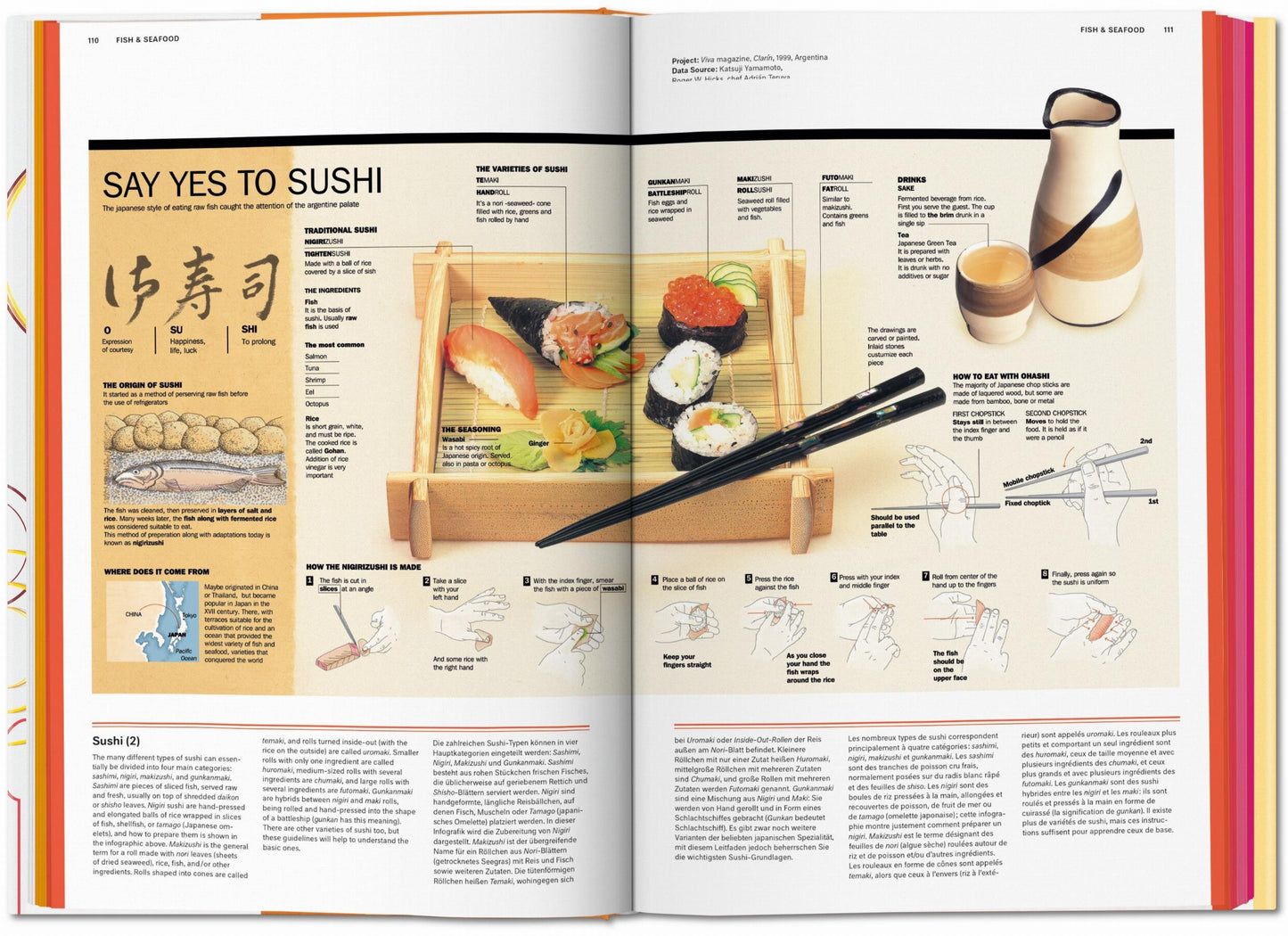 Food & Drink Infographics. A Visual Guide to Culinary Pleasures (German, French, English)