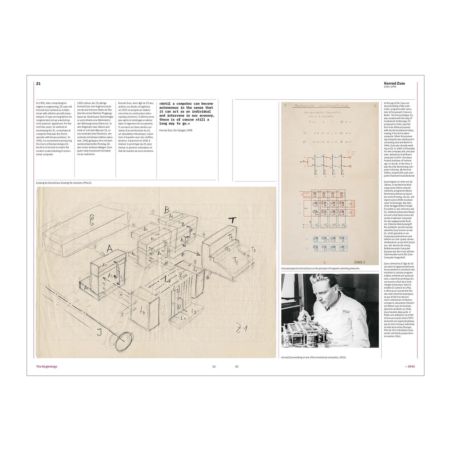 The Computer. A History from the 17th Century to Today (German, French, English)
