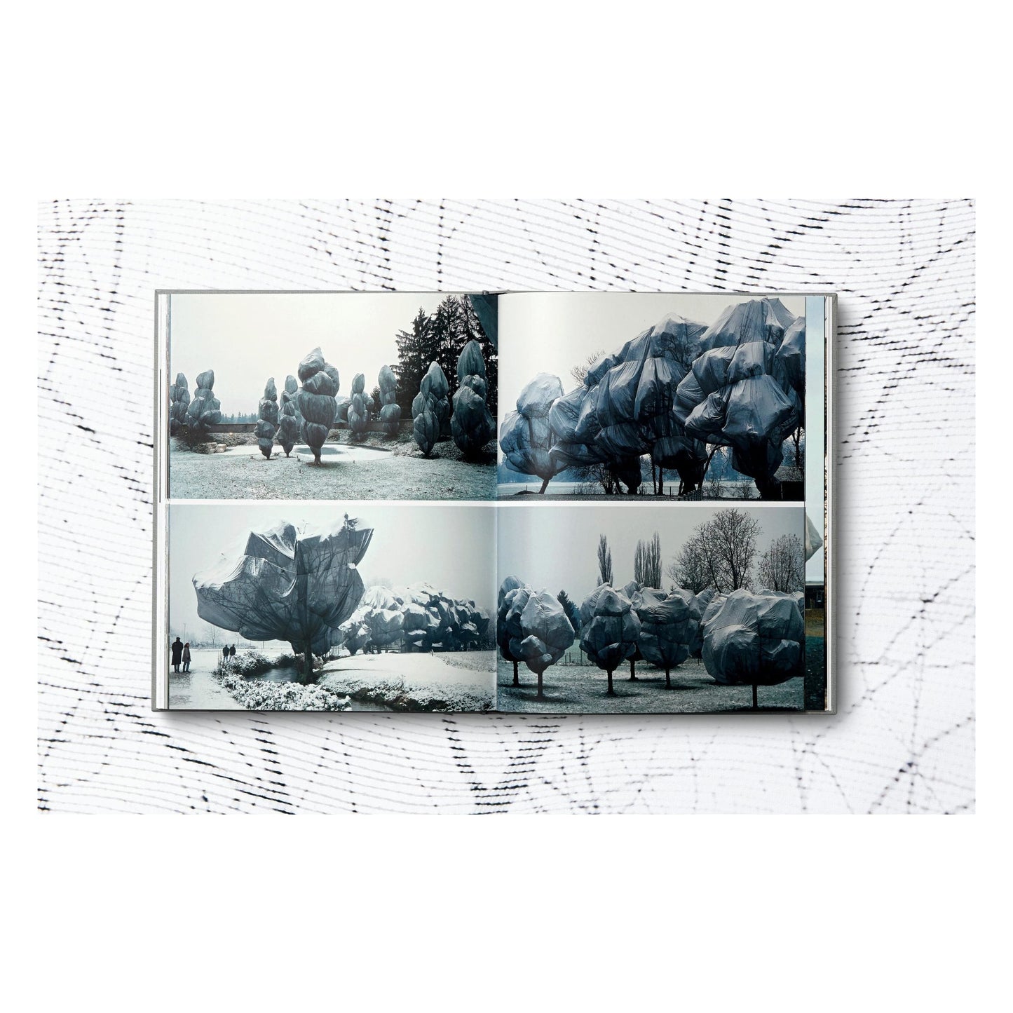 Christo and Jeanne-Claude. Wrapped Trees. Basel 1997–1998 (German, French, English)