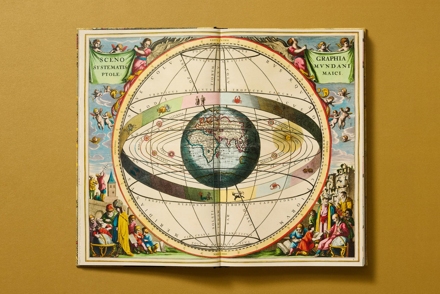 Cellarius Atlas (German, French, English)