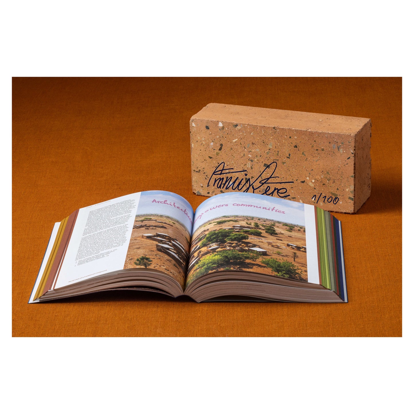 Francis Kéré. Building Stories. Art Edition No. 1–100, ‘Building Brick’ (English)