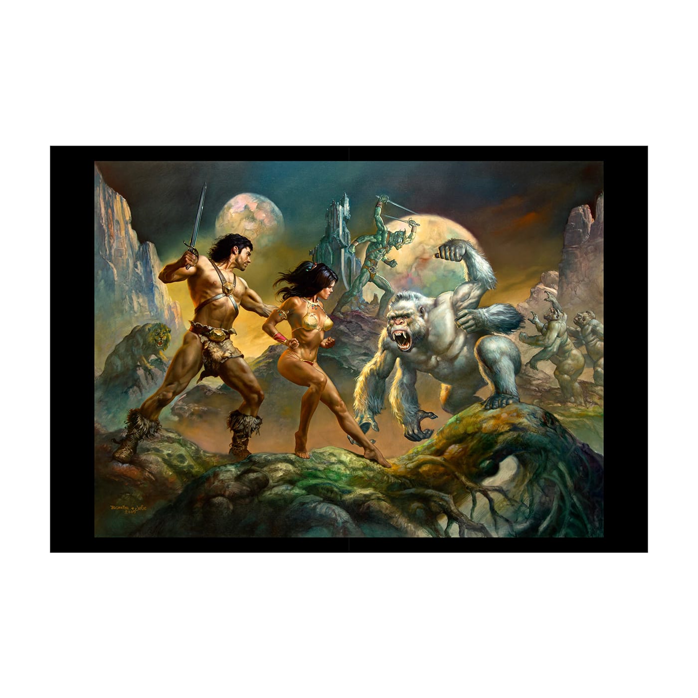 The Fantastic Worlds of Boris Vallejo (German, French, English)