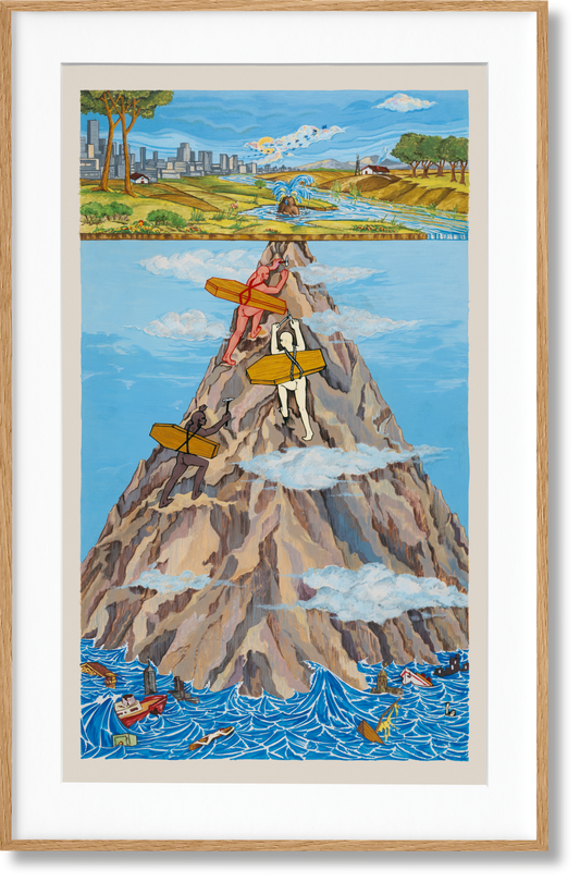 Alejandro Jodorowsky. Art Sin Fin. Art Edition No. 101–200, ‘El pueblo del alma (The village of the soul)’, 1972/2025 (English)