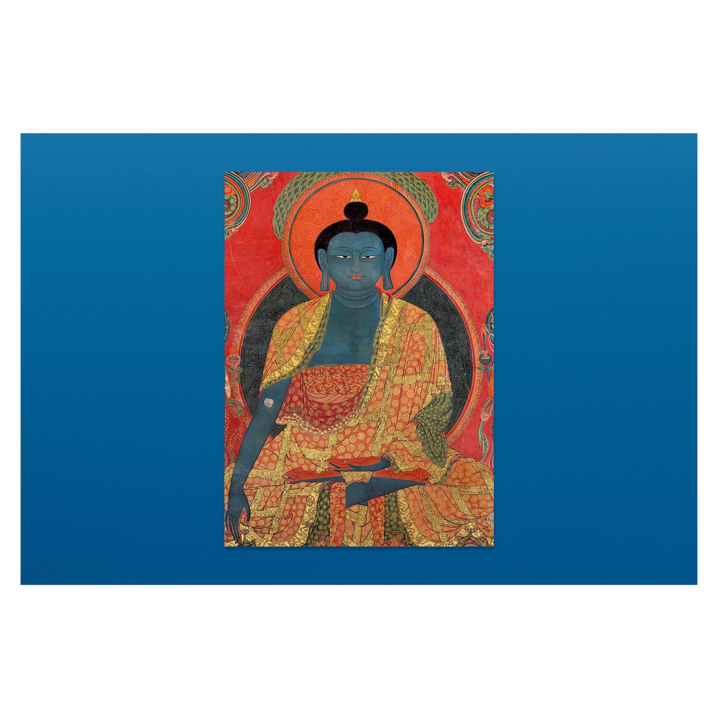 Murals of Tibet. BABY SUMO. Art Edition No. 241–320, ‘Blue Medicine Buddha, Tsaparang’ (early 15th century) (English)