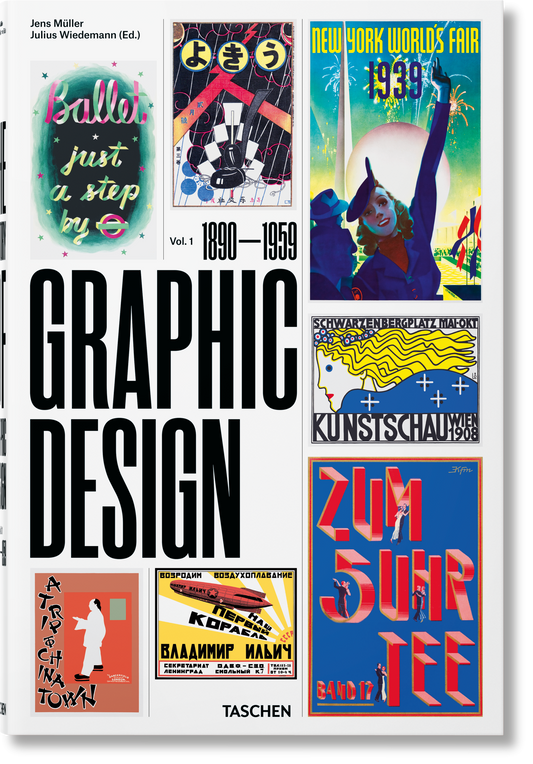 The History of Graphic Design. Vol. 1. 1890–1959 (German, French, English)