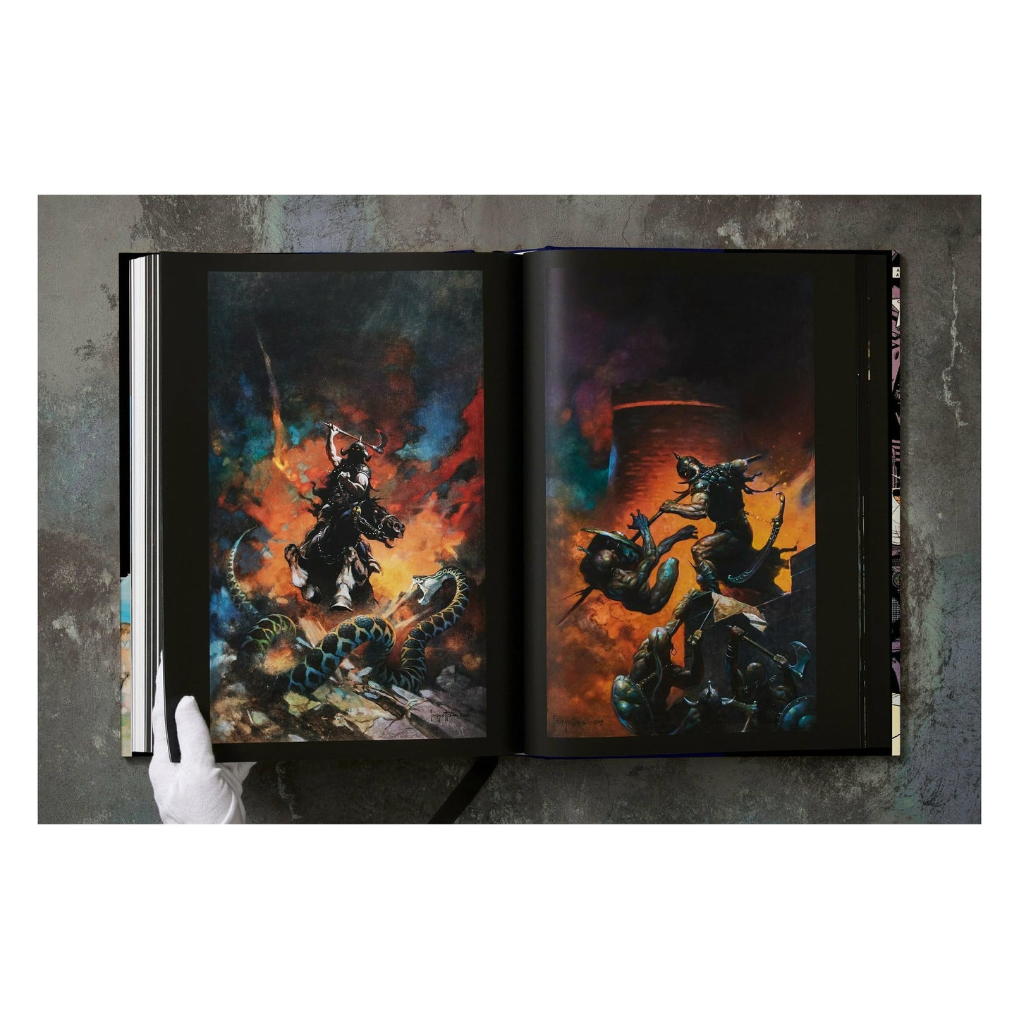 The Fantastic Worlds of Frank Frazetta (German, French, English)