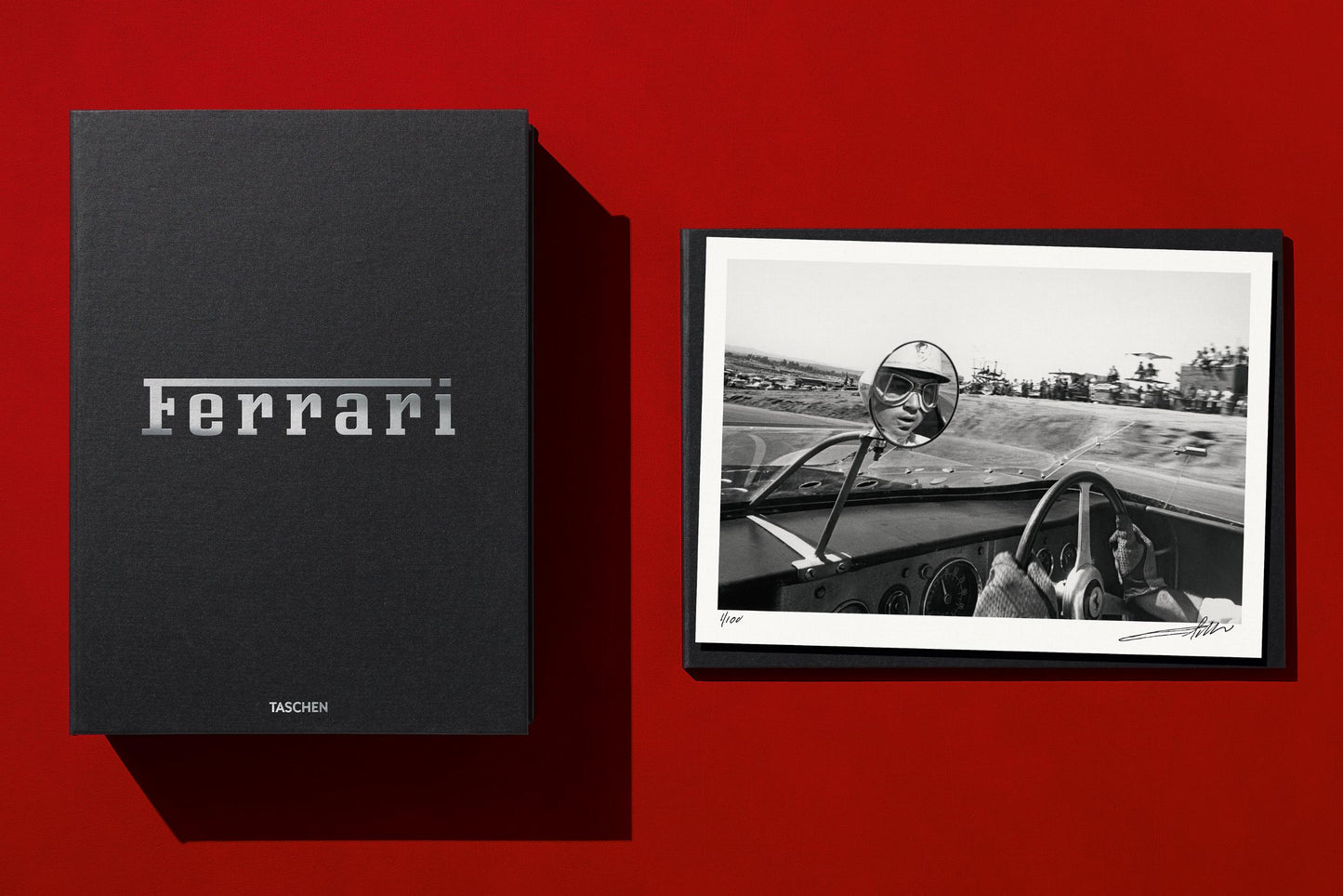 Ferrari. Art Edition No. 1–100, Lawrence Schiller ‘Ricardo Rodríguez Driving the Ferrari 246 SP, 1962’ (English)