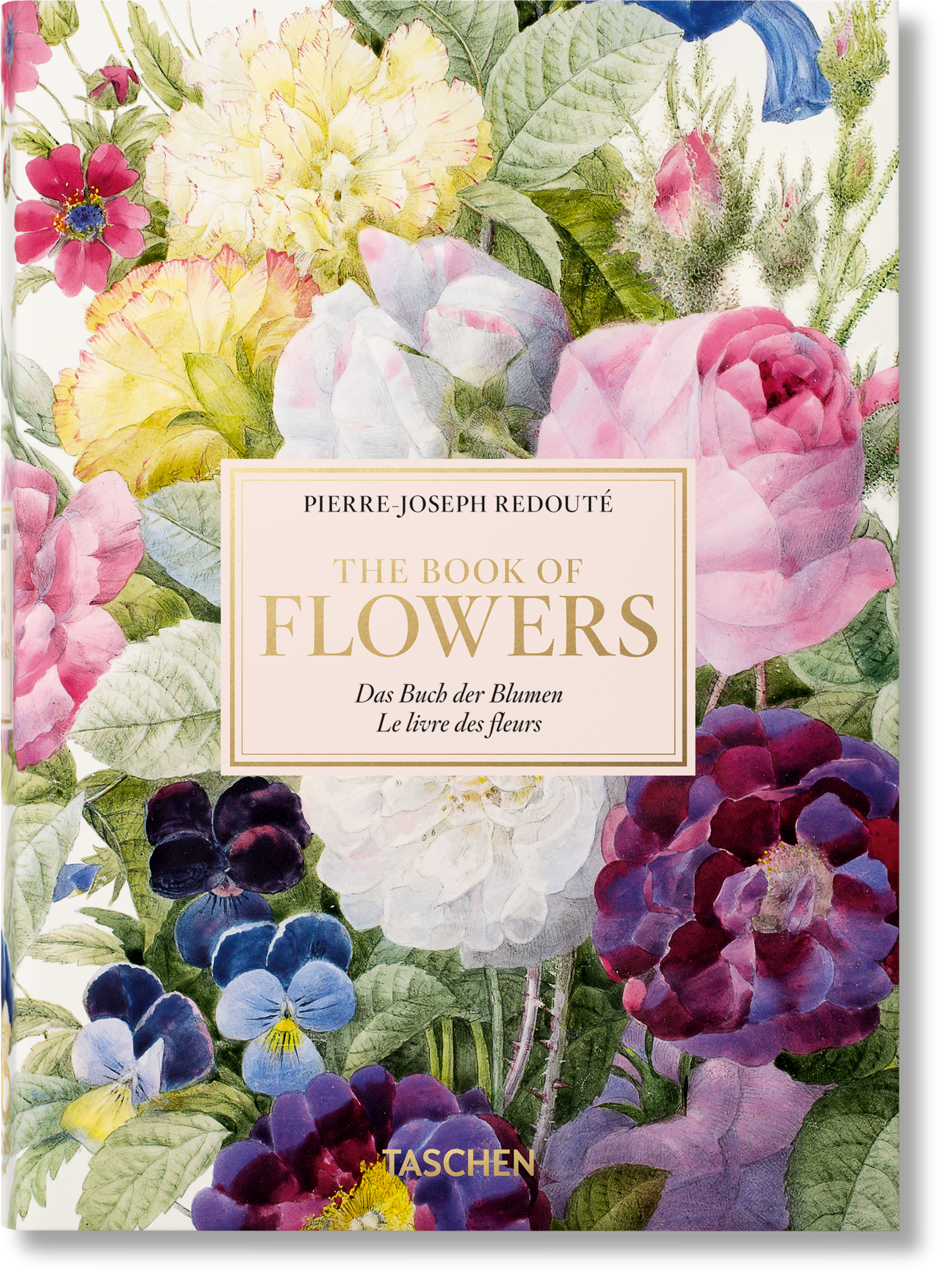 Redouté. The Book of Flowers. 45th Ed. (German, French, English)