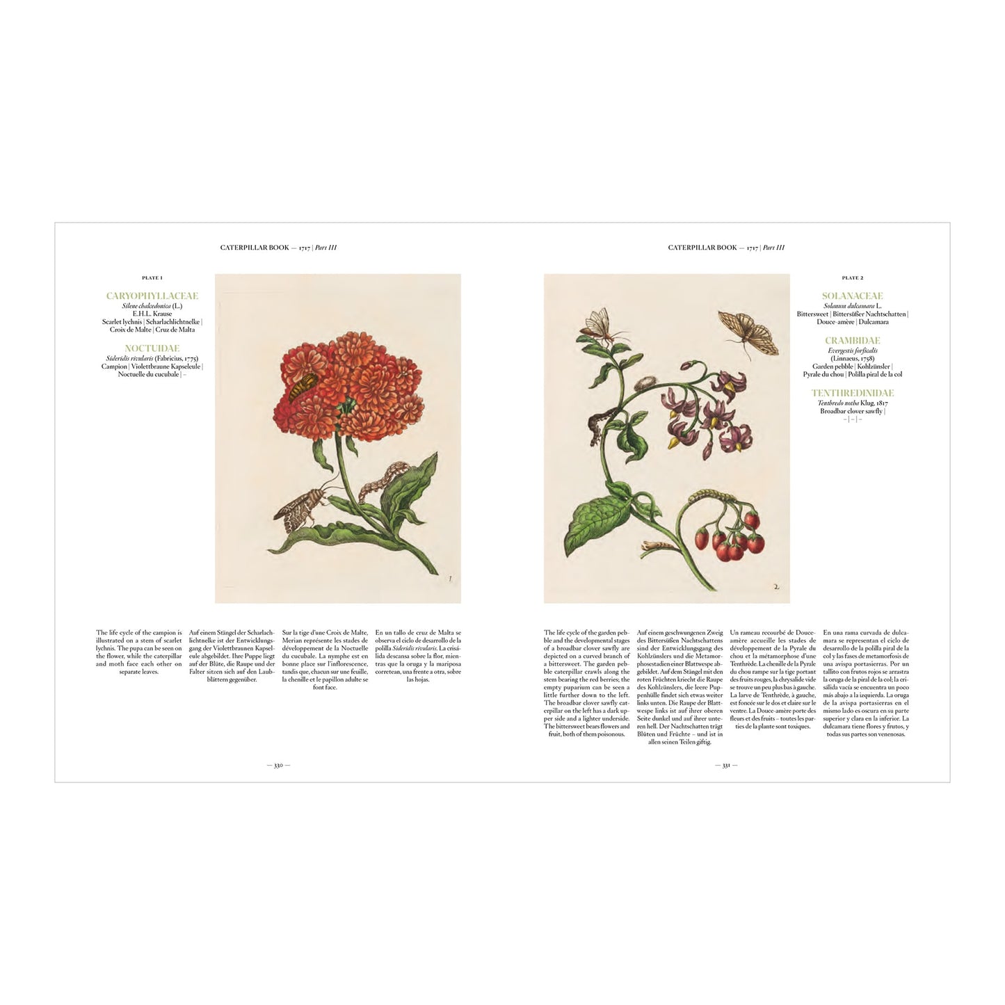 Merian (German, Spanish, French, English)