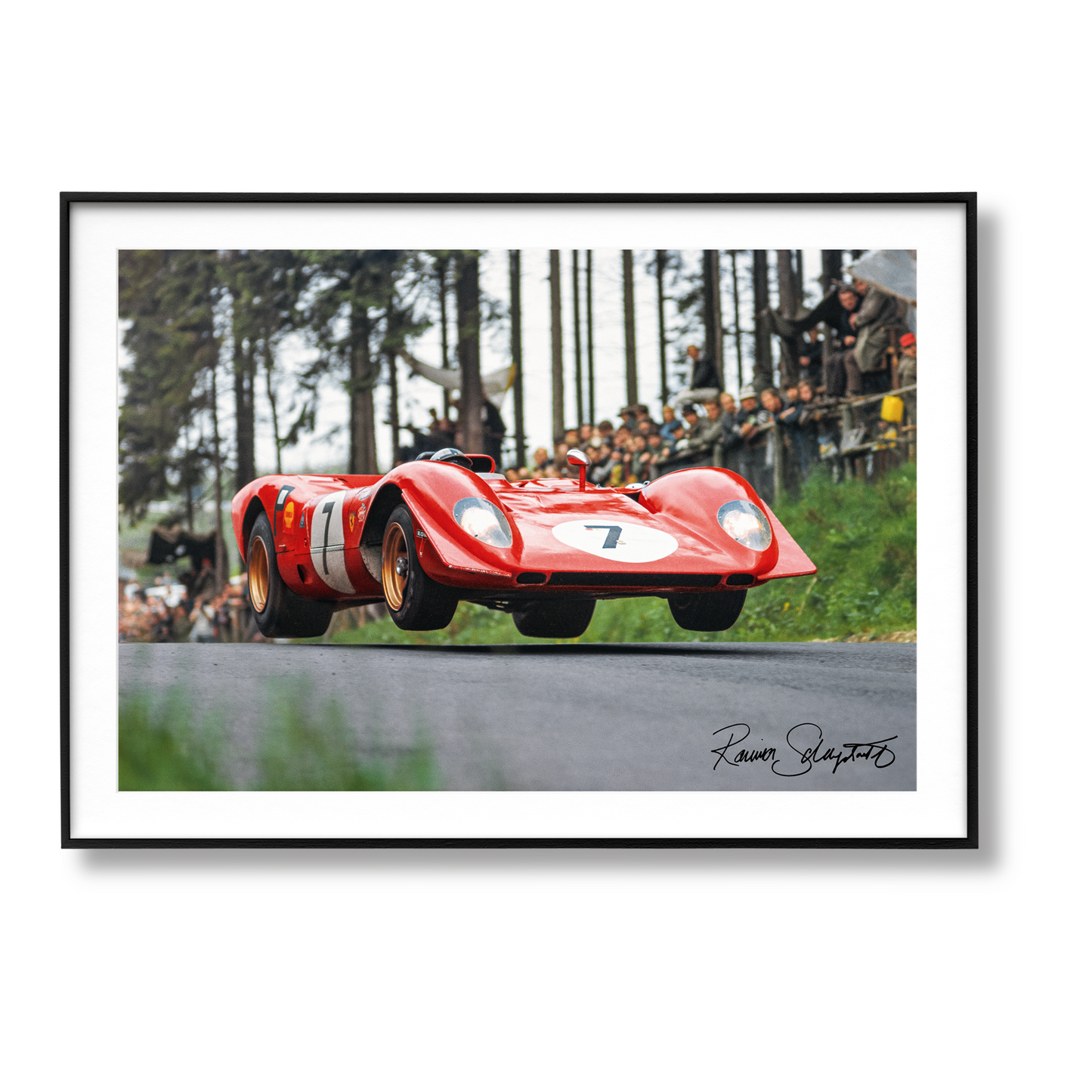 Rainer W. Schlegelmilch. Ferrari Sports Car Racing. Art Edition No. 1–100 ‘Nürburgring, 1969’ (English)