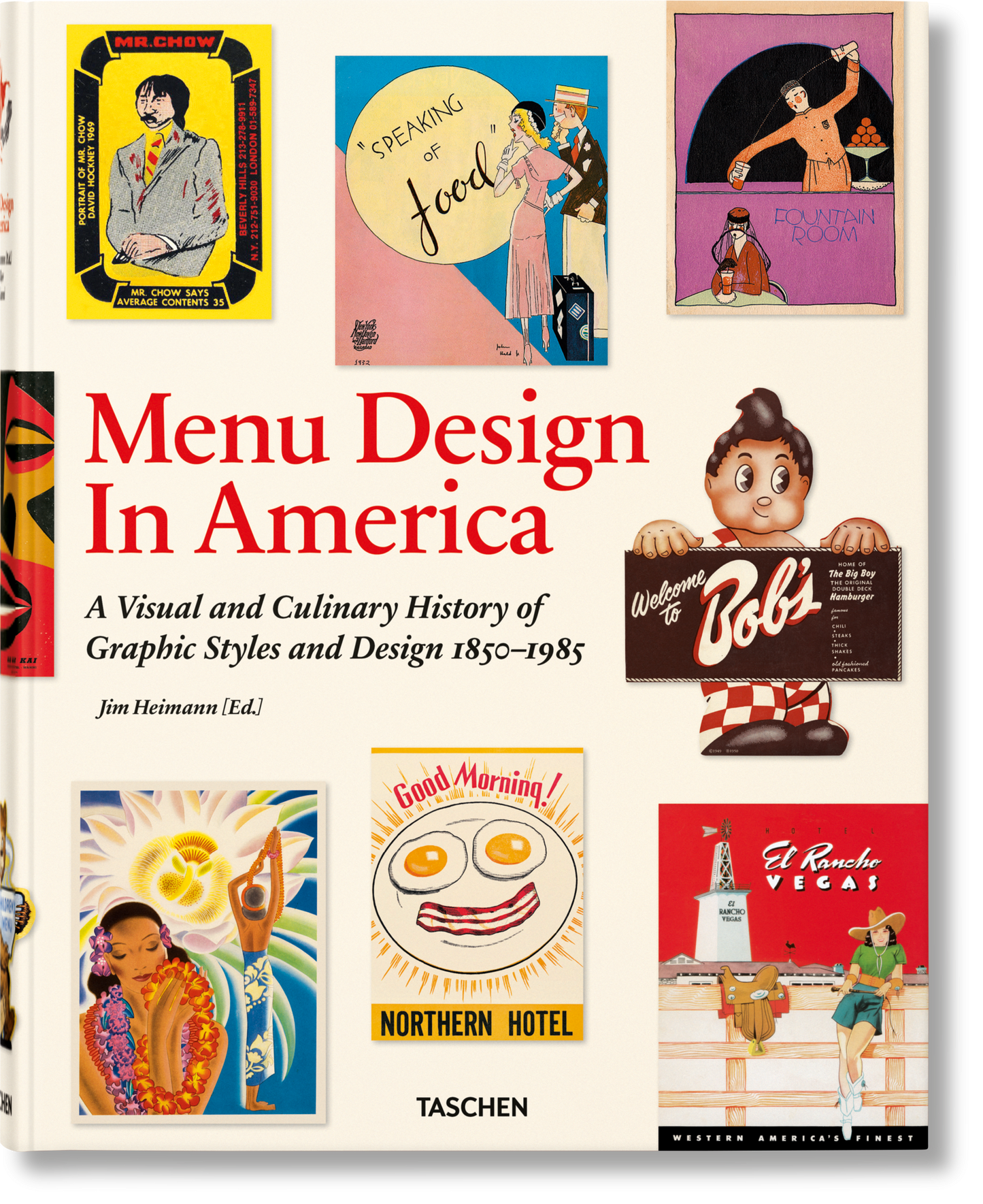 Menu Design in America (German, French, English)