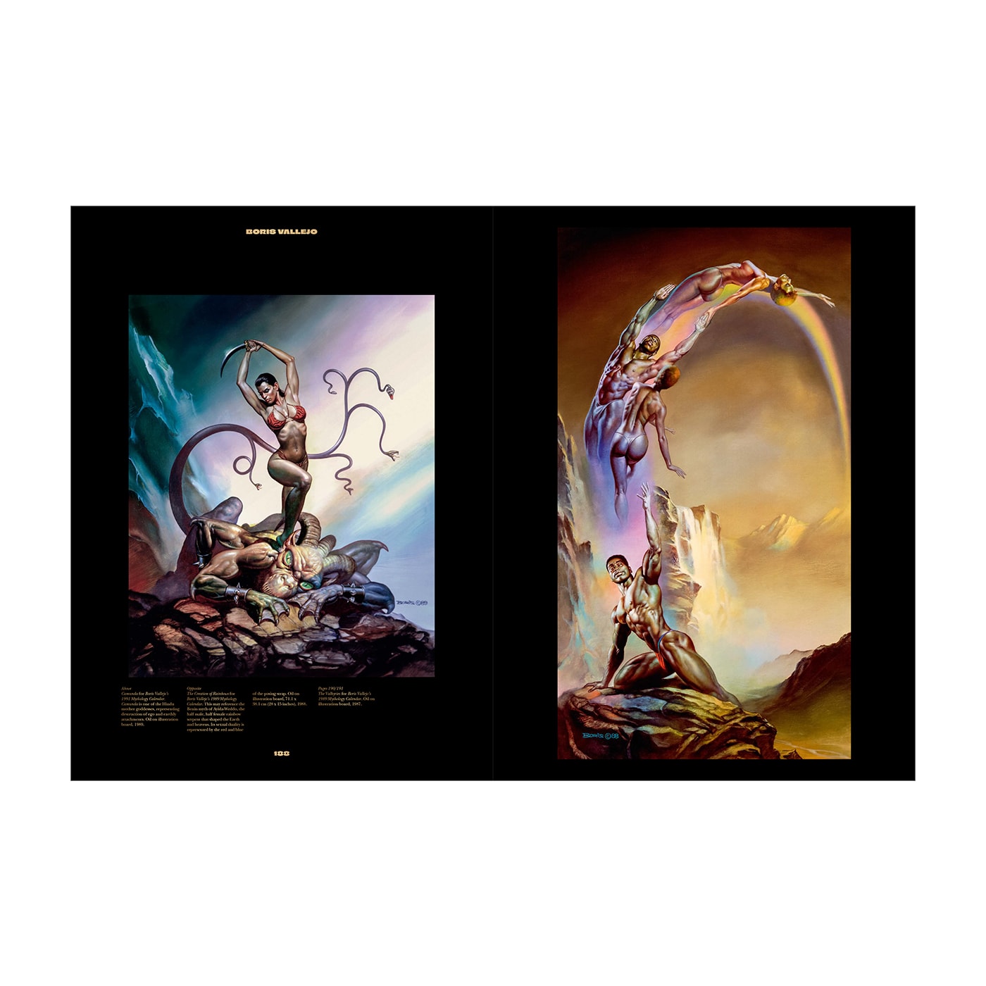 The Fantastic Worlds of Boris Vallejo (German, French, English)