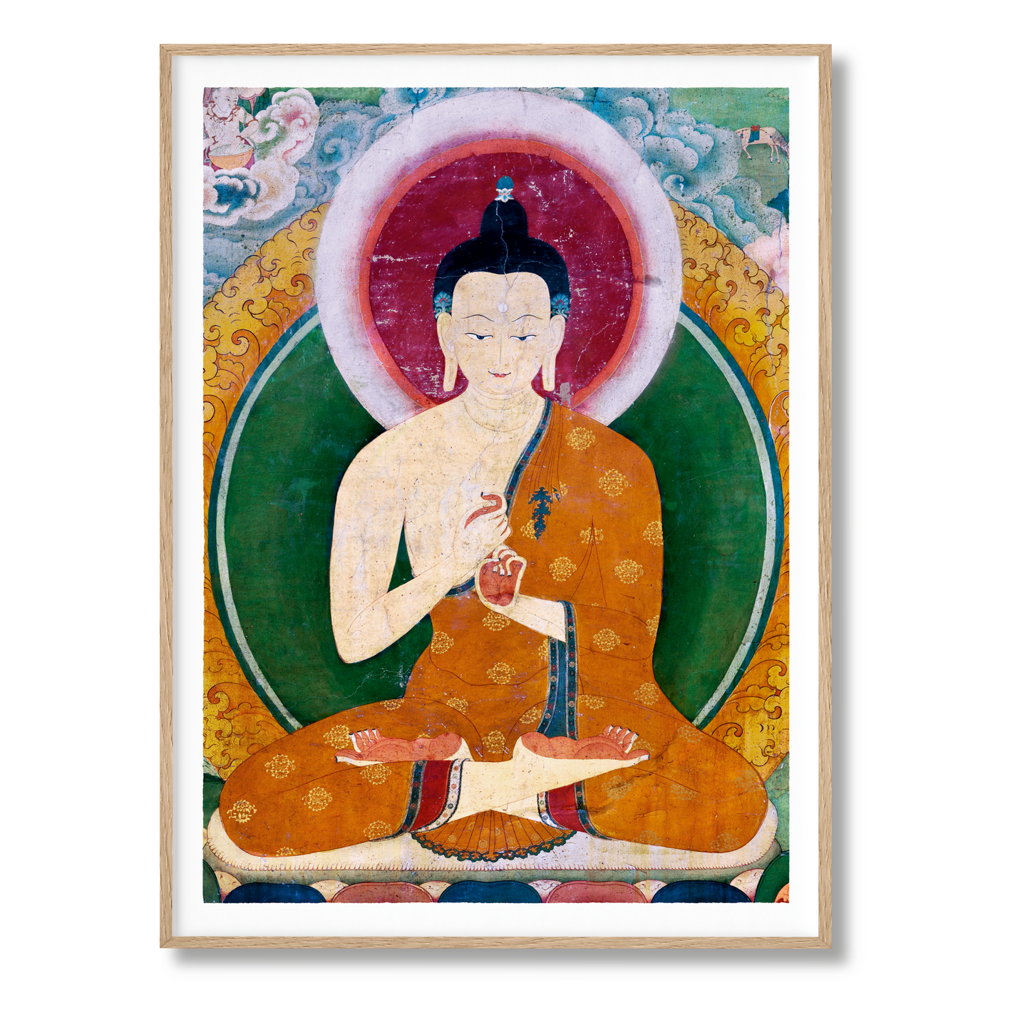 Murals of Tibet. BABY SUMO. Art Edition No. 81–160, ‘White Vairochana, Jonang Puntsoling’ (early 17th century) (English)