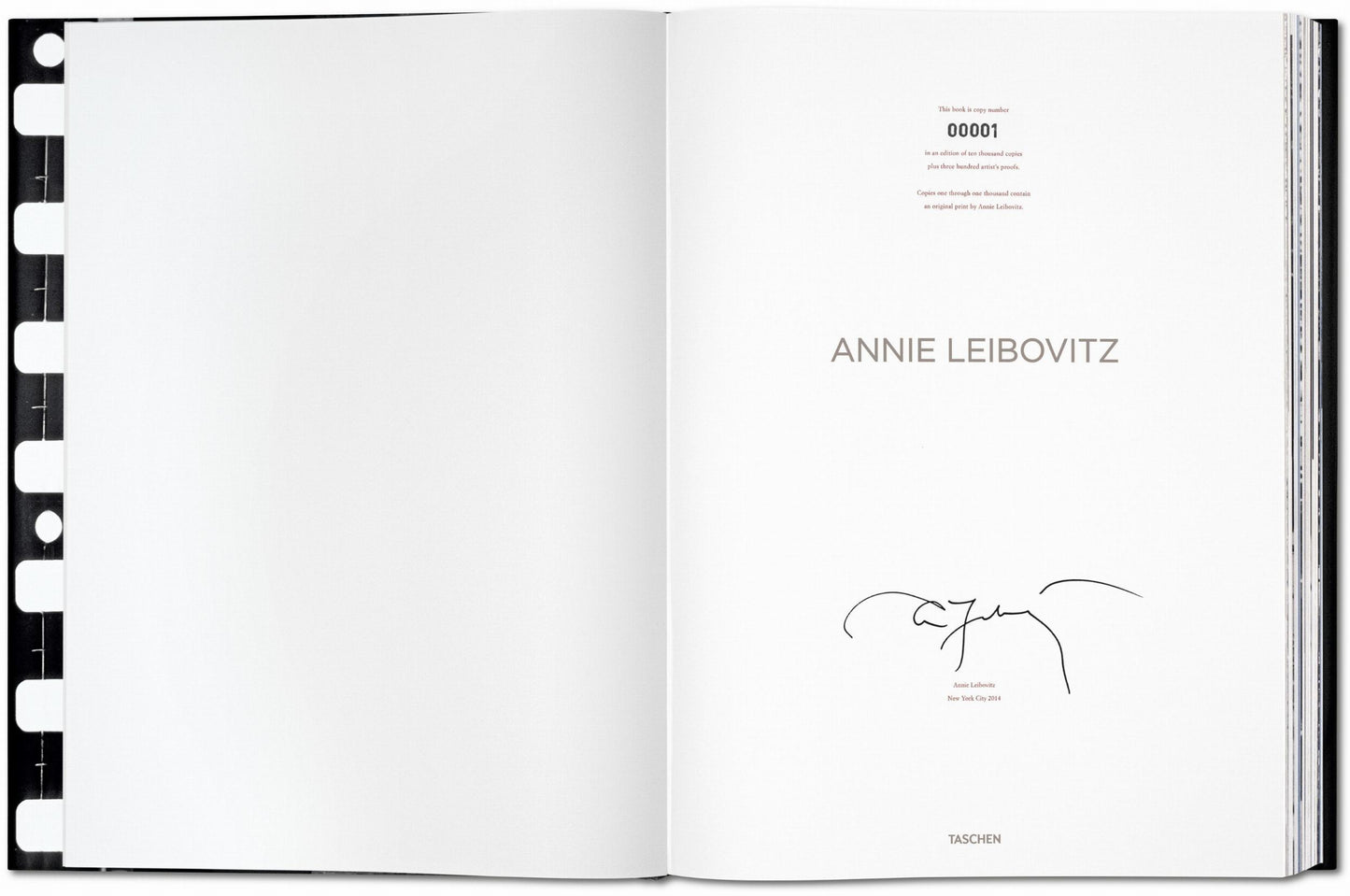 Annie Leibovitz, with dustjacket Keith Haring