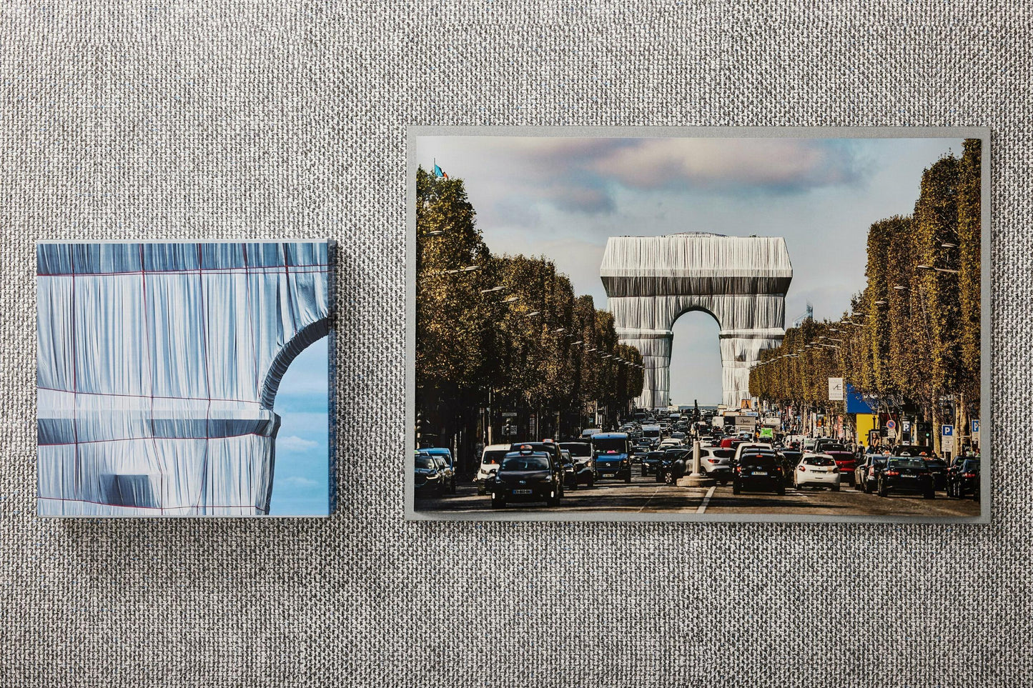 Christo and Jeanne-Claude. L'Arc de Triomphe, Wrapped, by Day. Art Edition No. 1-250 (German, French, English)