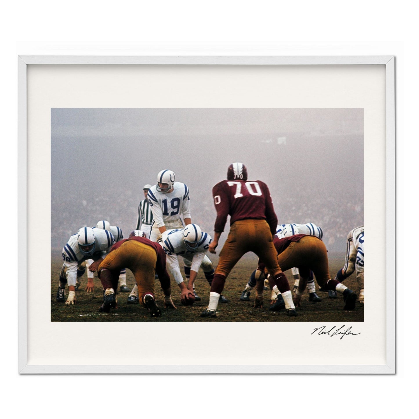 Neil Leifer. Guts & Glory, Art Edition No. 1–100 ‘Johnny Unitas’ (German, French, English) (SA)