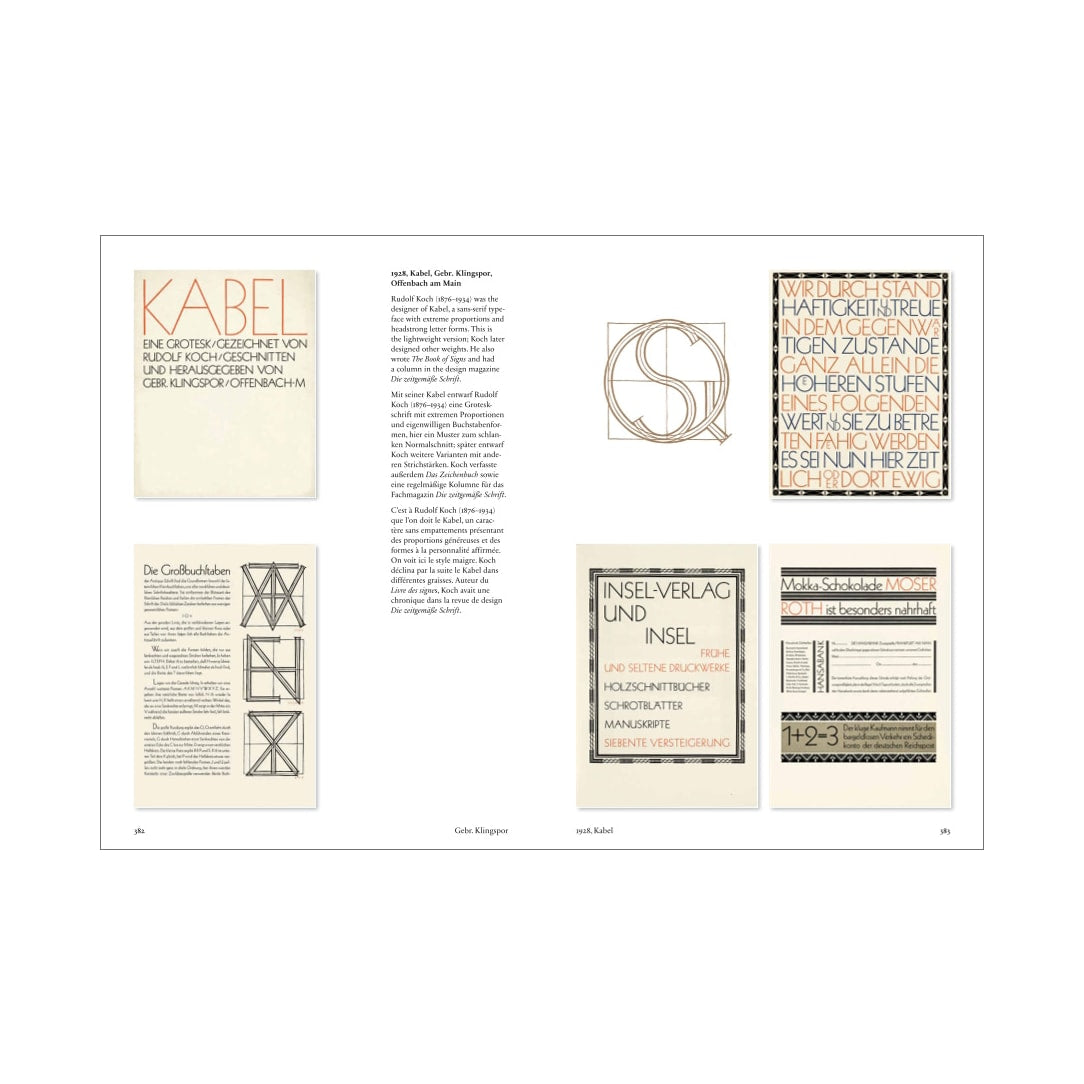 Type. A Visual History of Typefaces and Graphic Styles. 1455–Today. 45th Ed. (German, French, English)