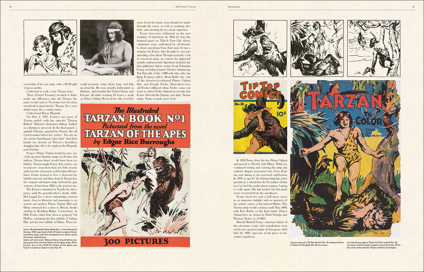 Tarzan, Sunday Comics, V1, Hal Foster (German, French, English)