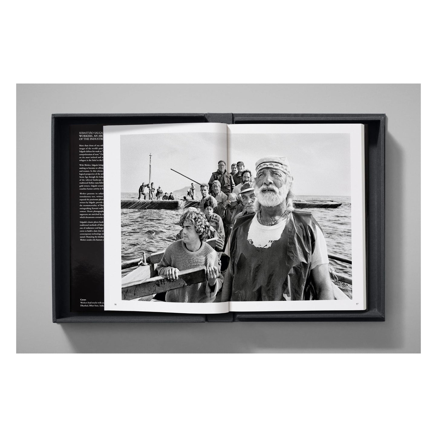Sebastião Salgado. Workers. Art Edition No. 1–100 ‘Fishermen, Trapani, Italy, 1991’ (English) (AP)