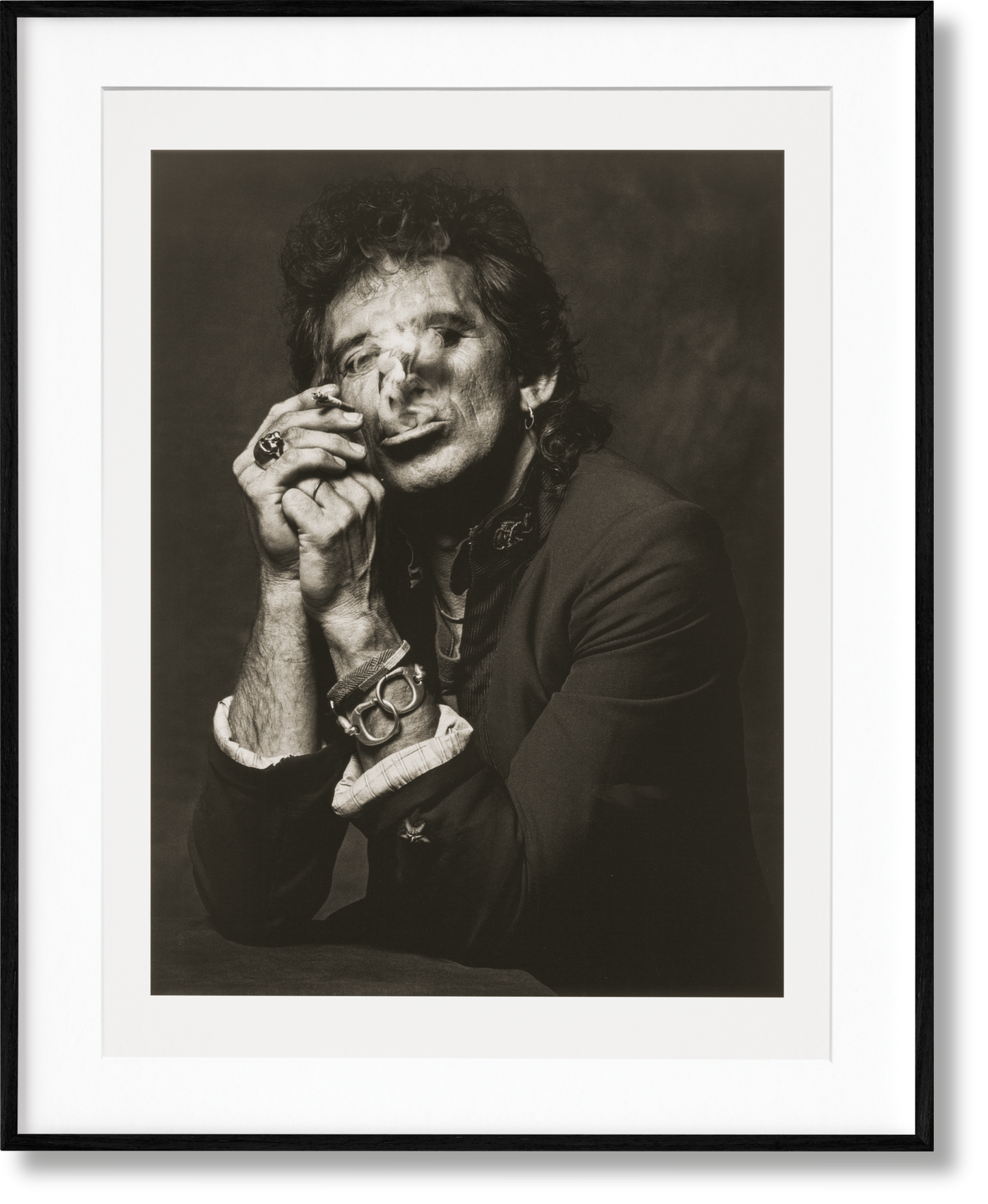 Albert Watson. Kaos. 2nd Edition. Art Edition No. 151–200, 'Keith Richards, New York City', 1988 (German, French, English)