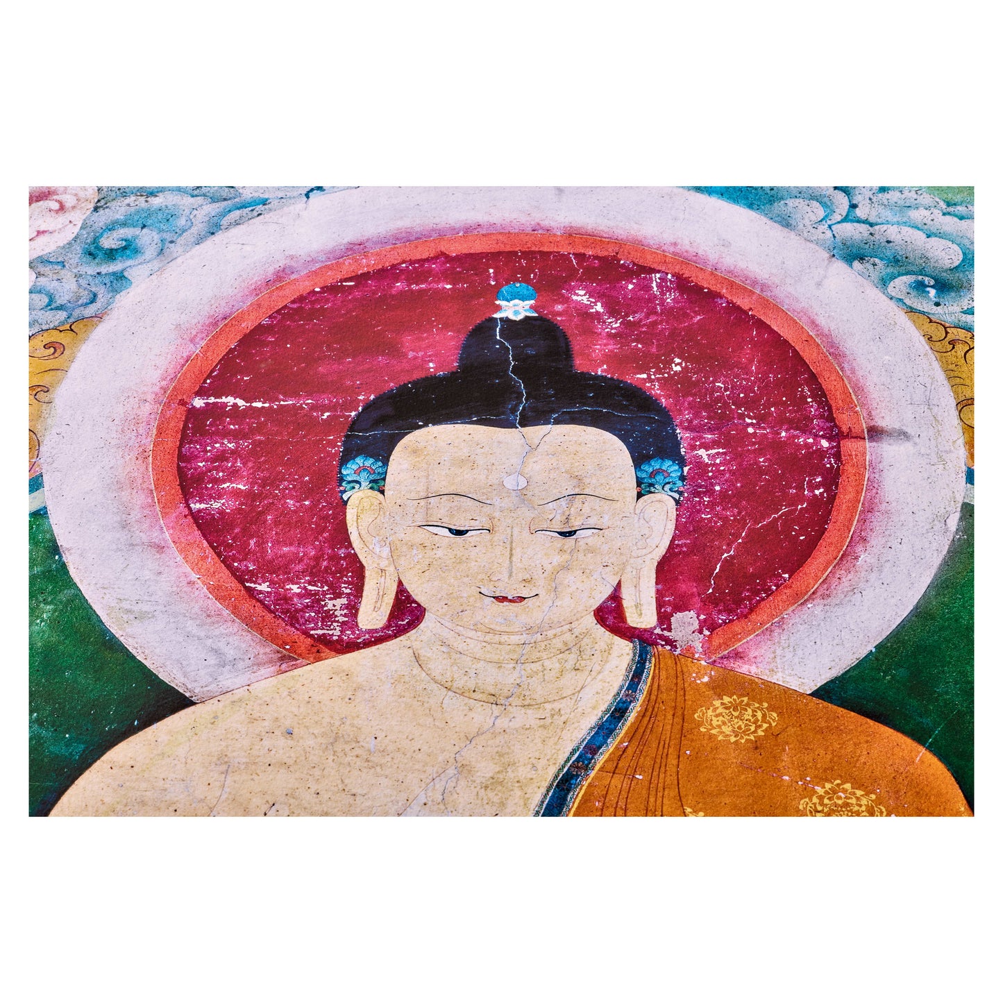 Murals of Tibet. BABY SUMO. Art Edition No. 81–160, ‘White Vairochana, Jonang Puntsoling’ (early 17th century) (English)