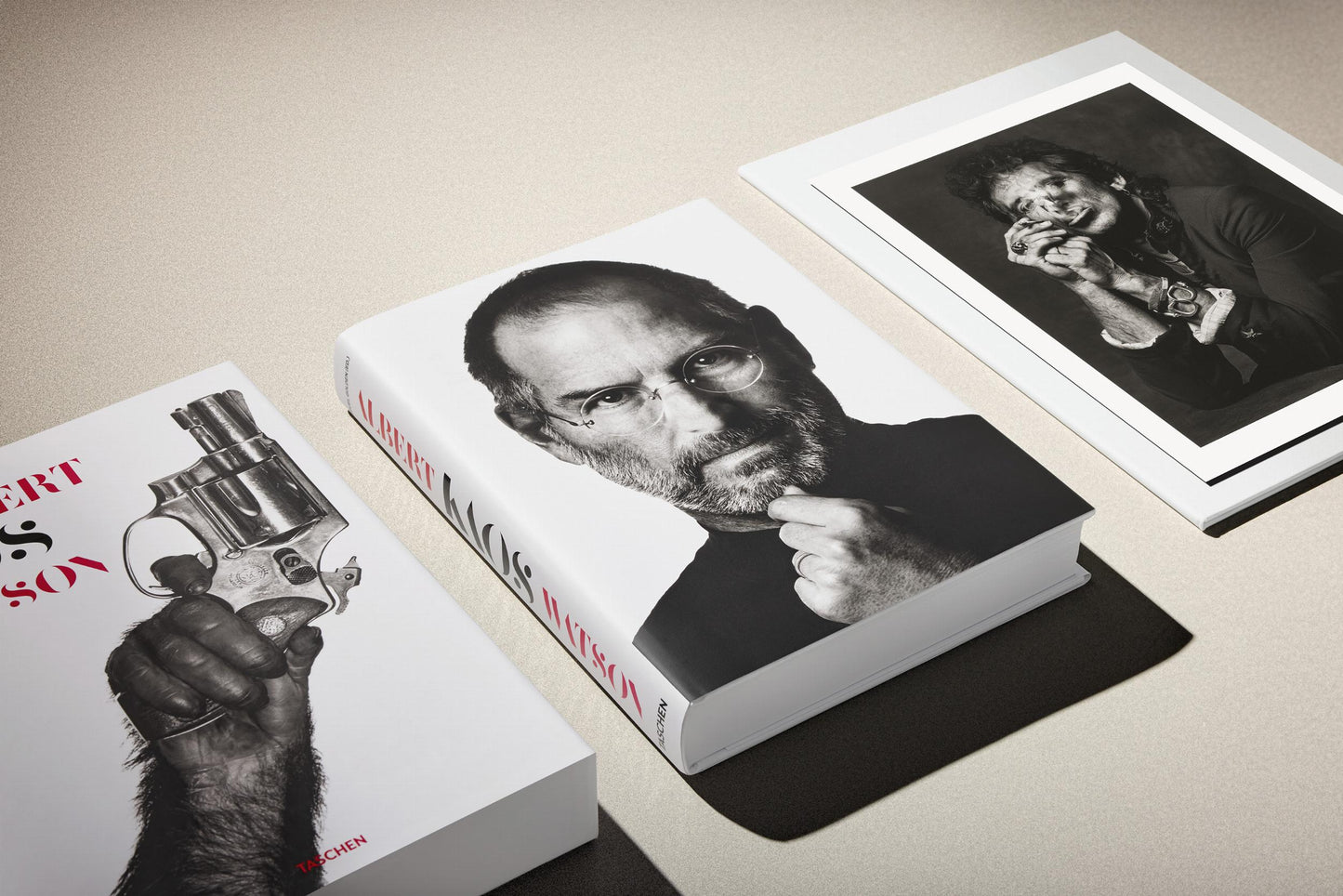 Albert Watson. Kaos. 2nd Edition. Art Edition No. 151–200, 'Keith Richards, New York City', 1988 (German, French, English)