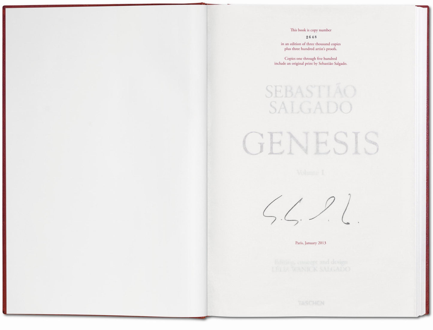 Sebastião Salgado. Genesis. Art Edition No. 301–400 ‘Marine Iguana, Galápagos, Ecuador’ (English)