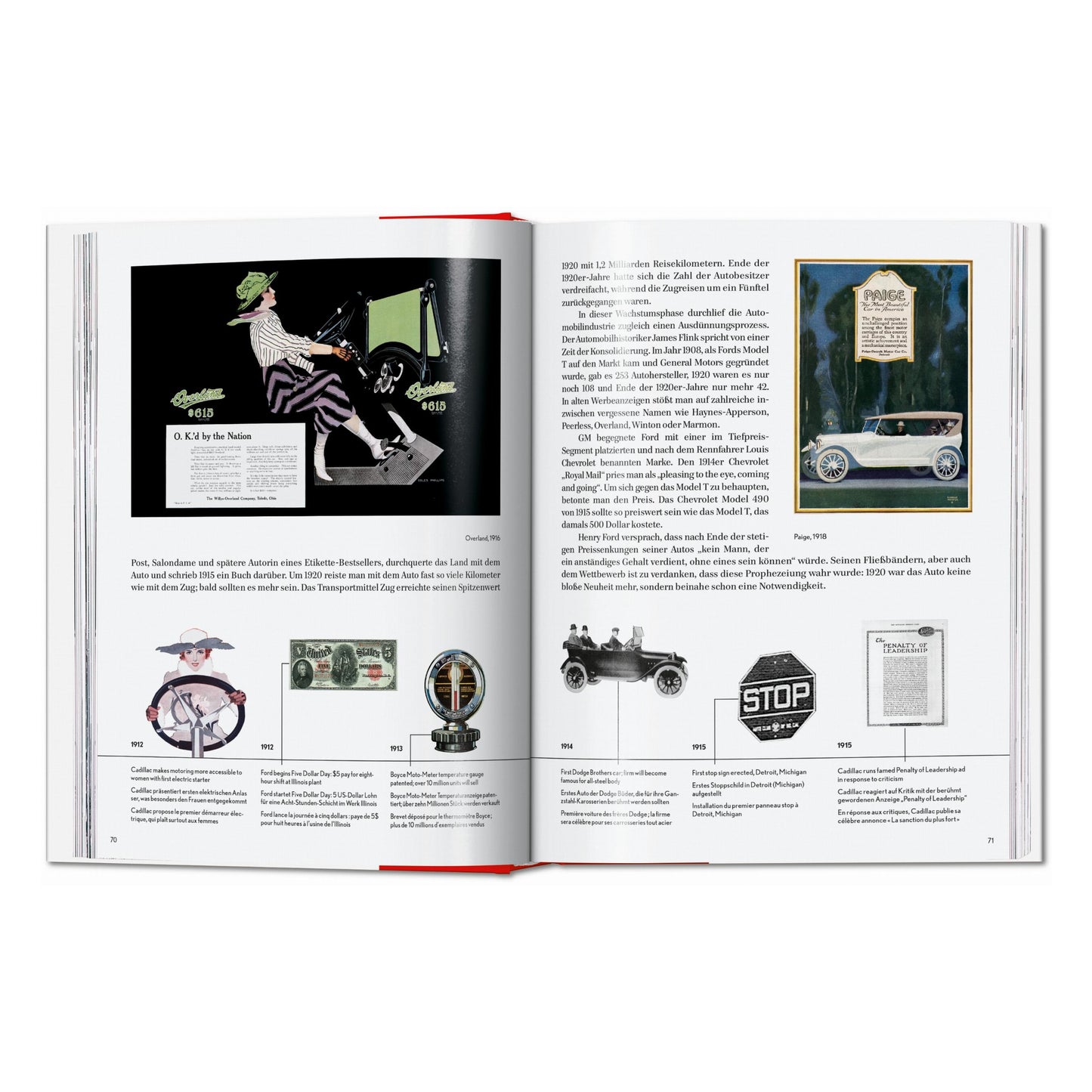 20th Century Classic Cars (German, French, English)