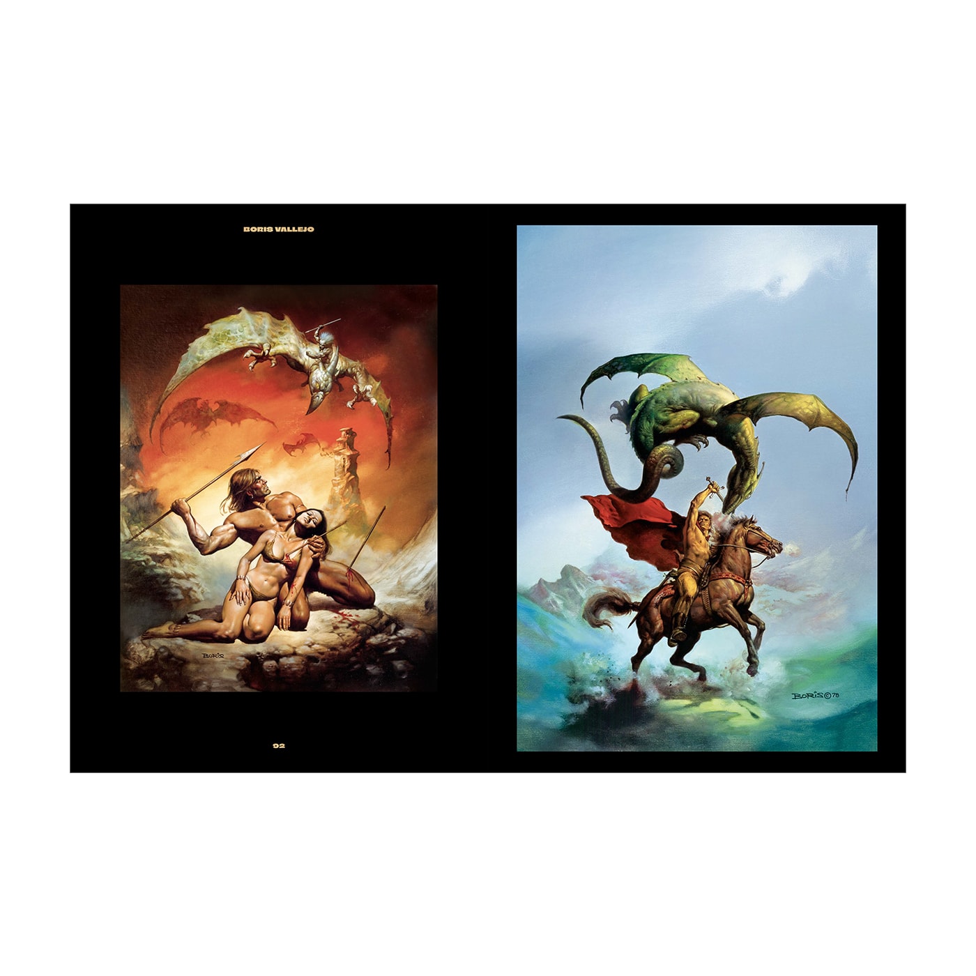The Fantastic Worlds of Boris Vallejo (German, French, English)