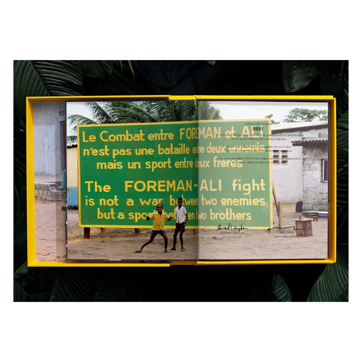 Norman Mailer. N.Leifer. H.Bingham. The Fight. Art Edition No. 1–125, Neil Leifer ‘Ali vs. Foreman – Ali Glaring at Foreman’ (English)